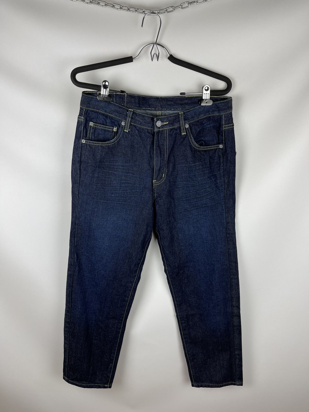 Japanese Brand Neighborhood technical apparel indigo blue faded Japan denim Size US 32 / EU 48 - 1 Thumbnail