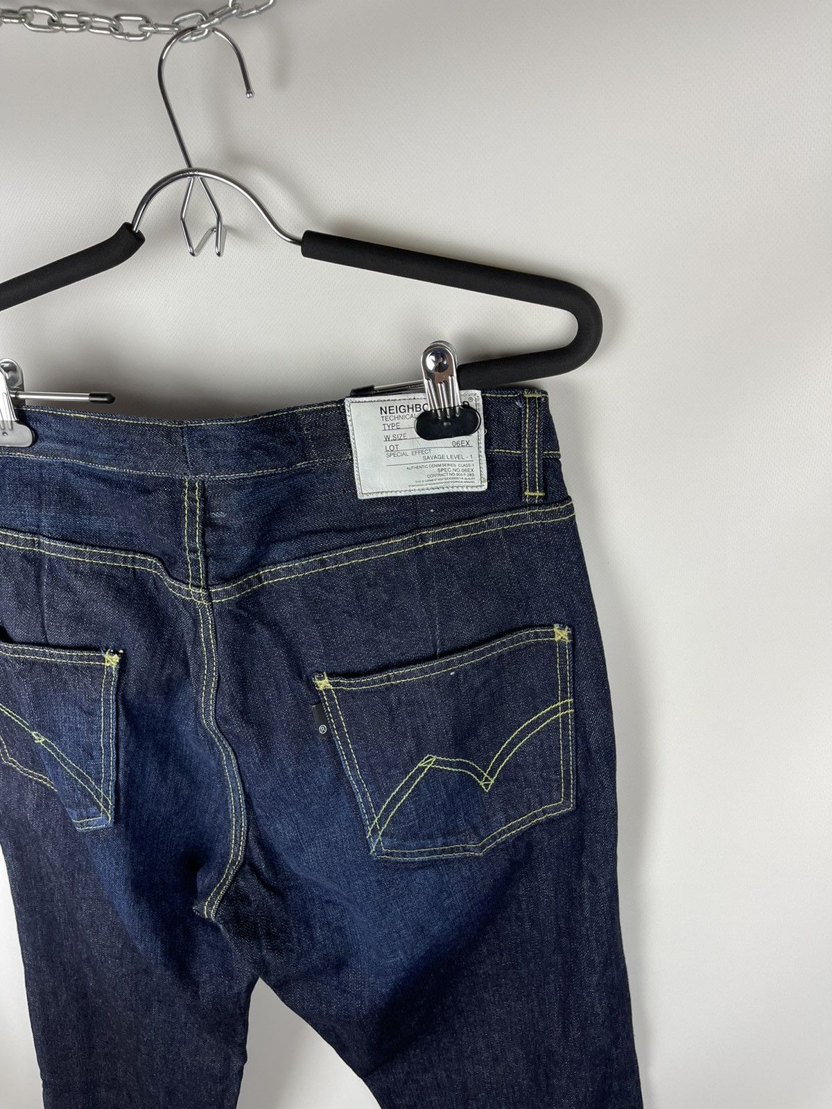 Japanese Brand Neighborhood technical apparel indigo blue faded Japan denim Size US 32 / EU 48 - 15 Thumbnail
