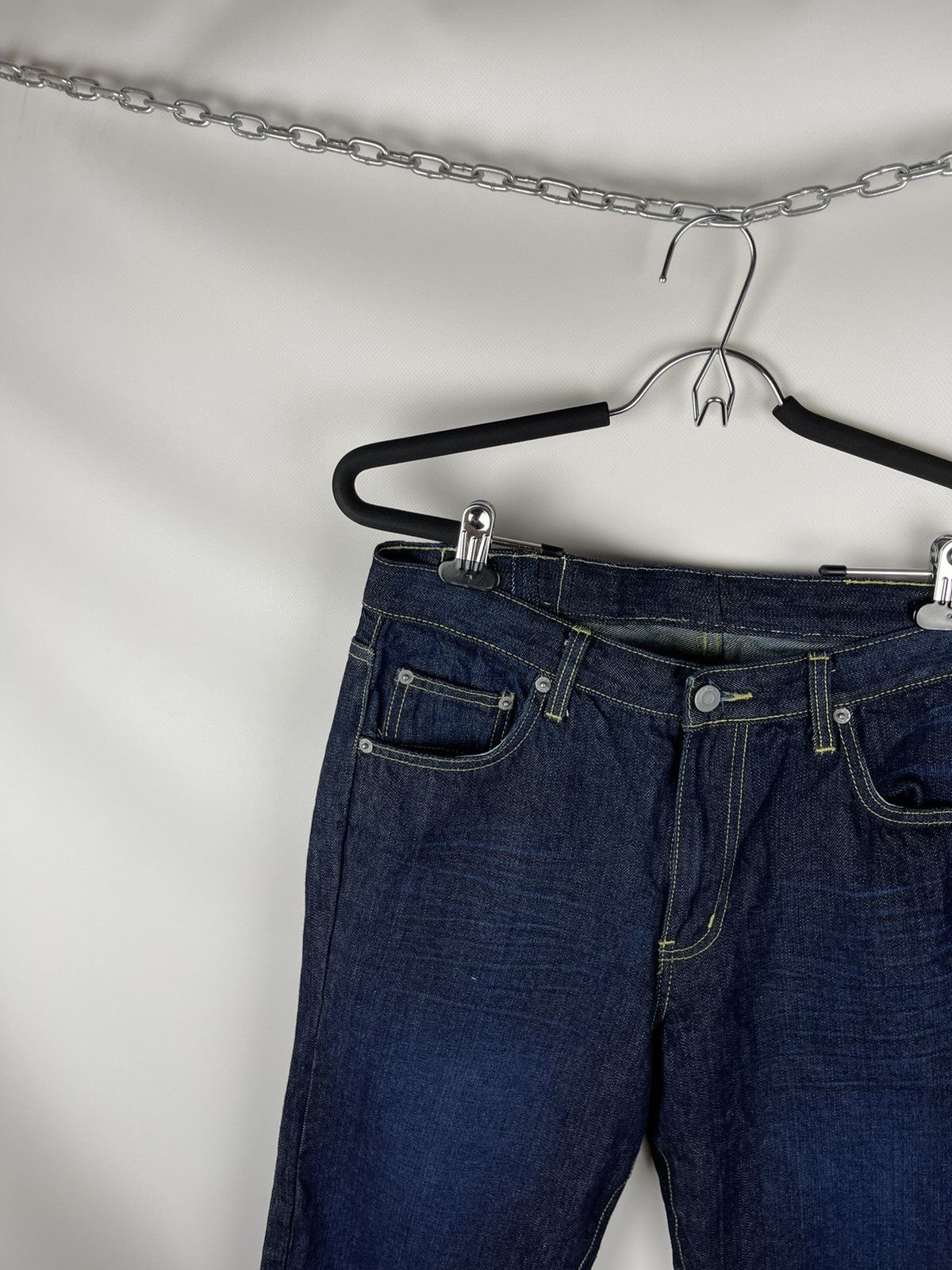 Japanese Brand Neighborhood technical apparel indigo blue faded Japan denim Size US 32 / EU 48 - 3 Thumbnail