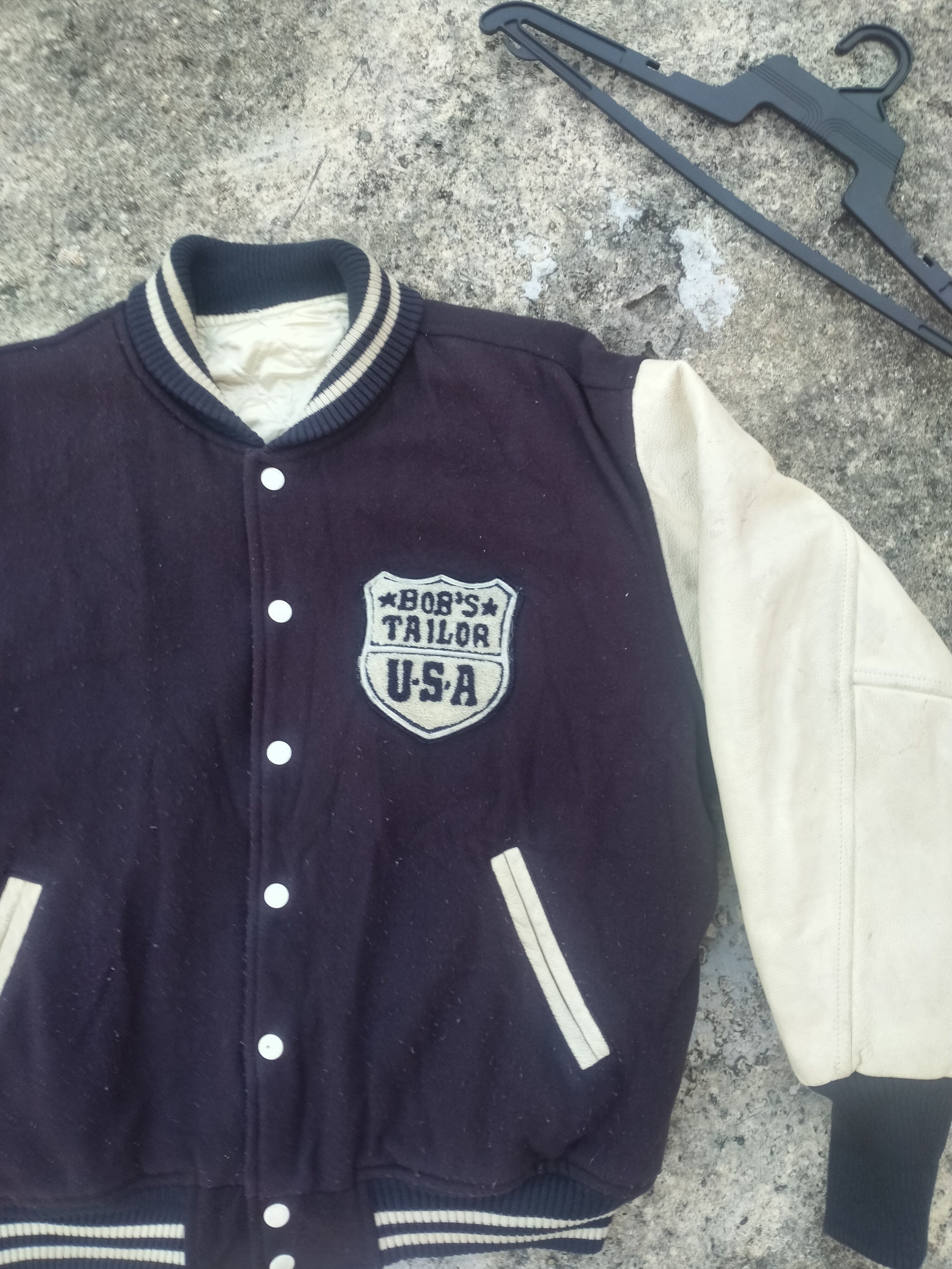 Japanese Brand × Vintage BOB TAILOR VARSITY JACKET Size US XXL / EU 58 / 5 - 3 Thumbnail