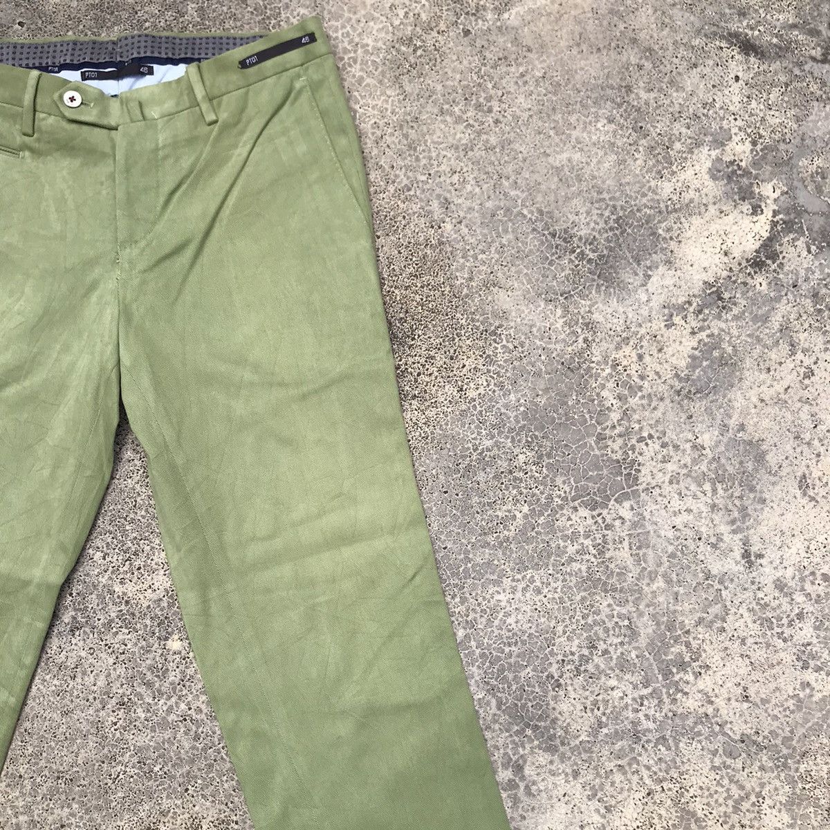 PT Torino Vintage PT01 Brighton Green Trousers Casual Pants Size US 31 - 5 Thumbnail