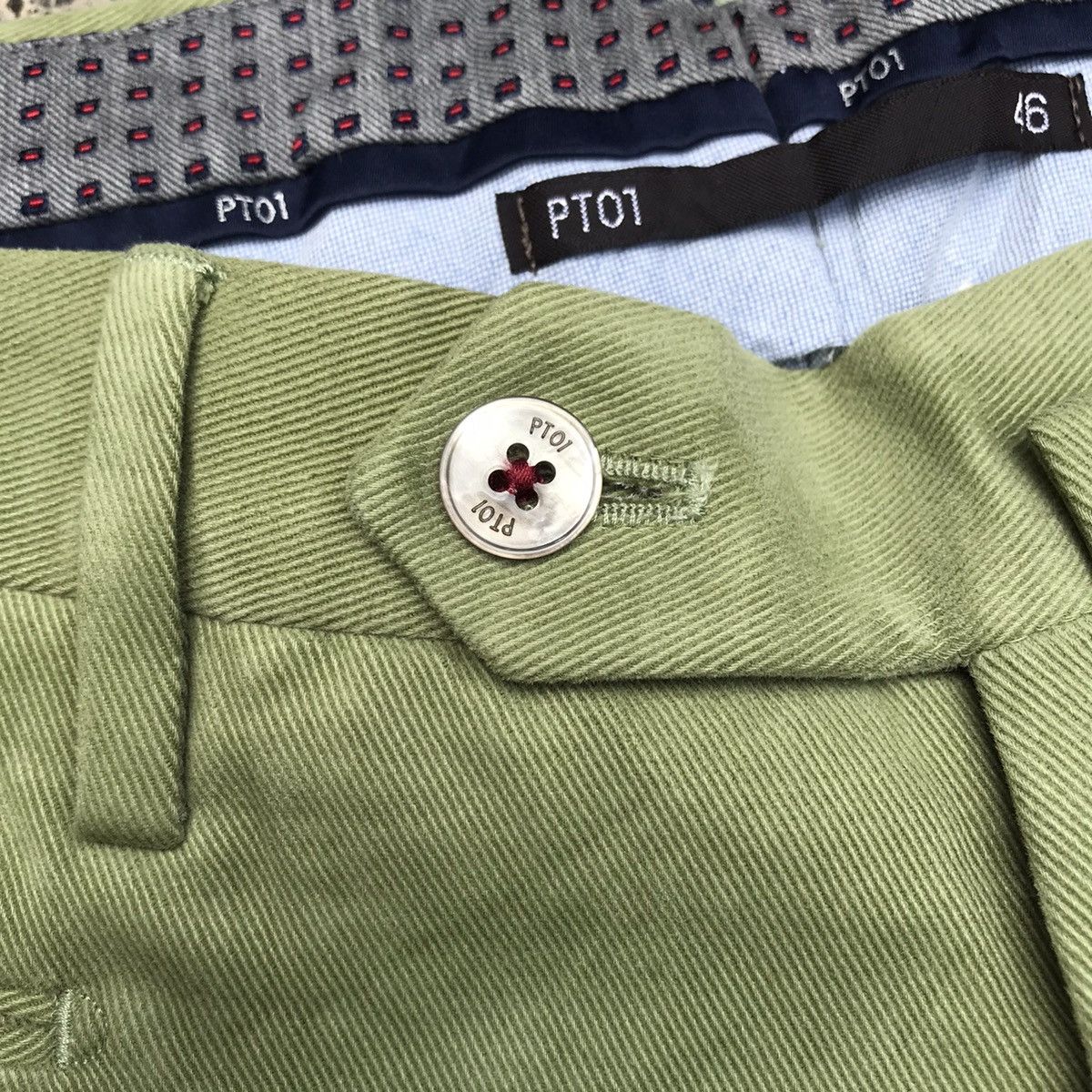 PT Torino Vintage PT01 Brighton Green Trousers Casual Pants Size US 31 - 7 Thumbnail
