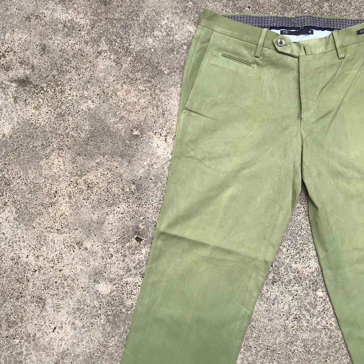 PT Torino Vintage PT01 Brighton Green Trousers Casual Pants Size US 31 - 4 Thumbnail