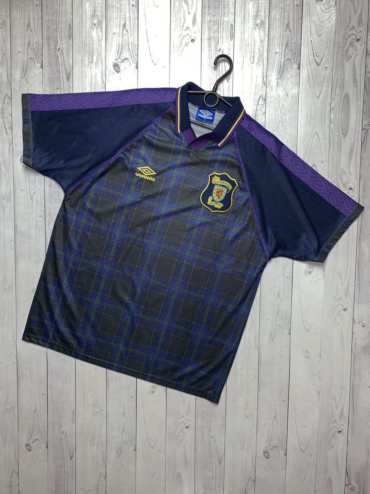 Vintage scotland soccer jersey size L retro rare, image size:1200x1600