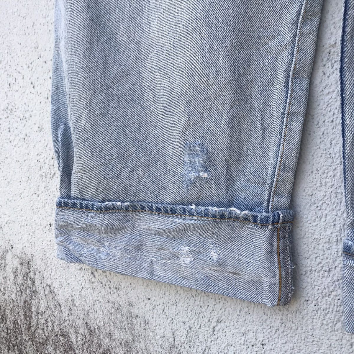 Japanese Brand Distressed!! Another Edition Wide Leg Ripped Baggy Jeans Size US 26 / EU 42 - 10 Thumbnail