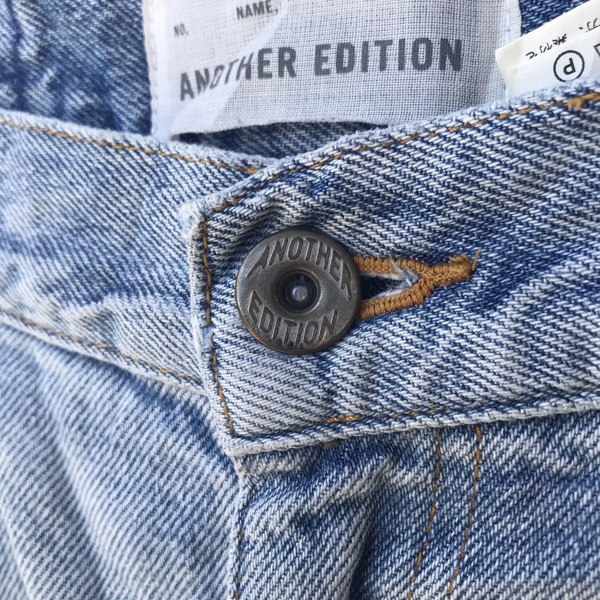Japanese Brand Distressed!! Another Edition Wide Leg Ripped Baggy Jeans Size US 26 / EU 42 - 6 Thumbnail
