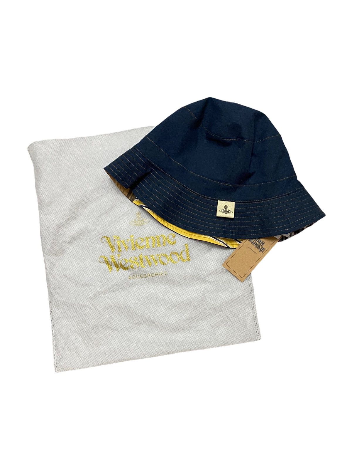Vivienne Westwood Vivienne Westwood Reversible Checkered Bucket Hat Size ONE SIZE - 1 Thumbnail