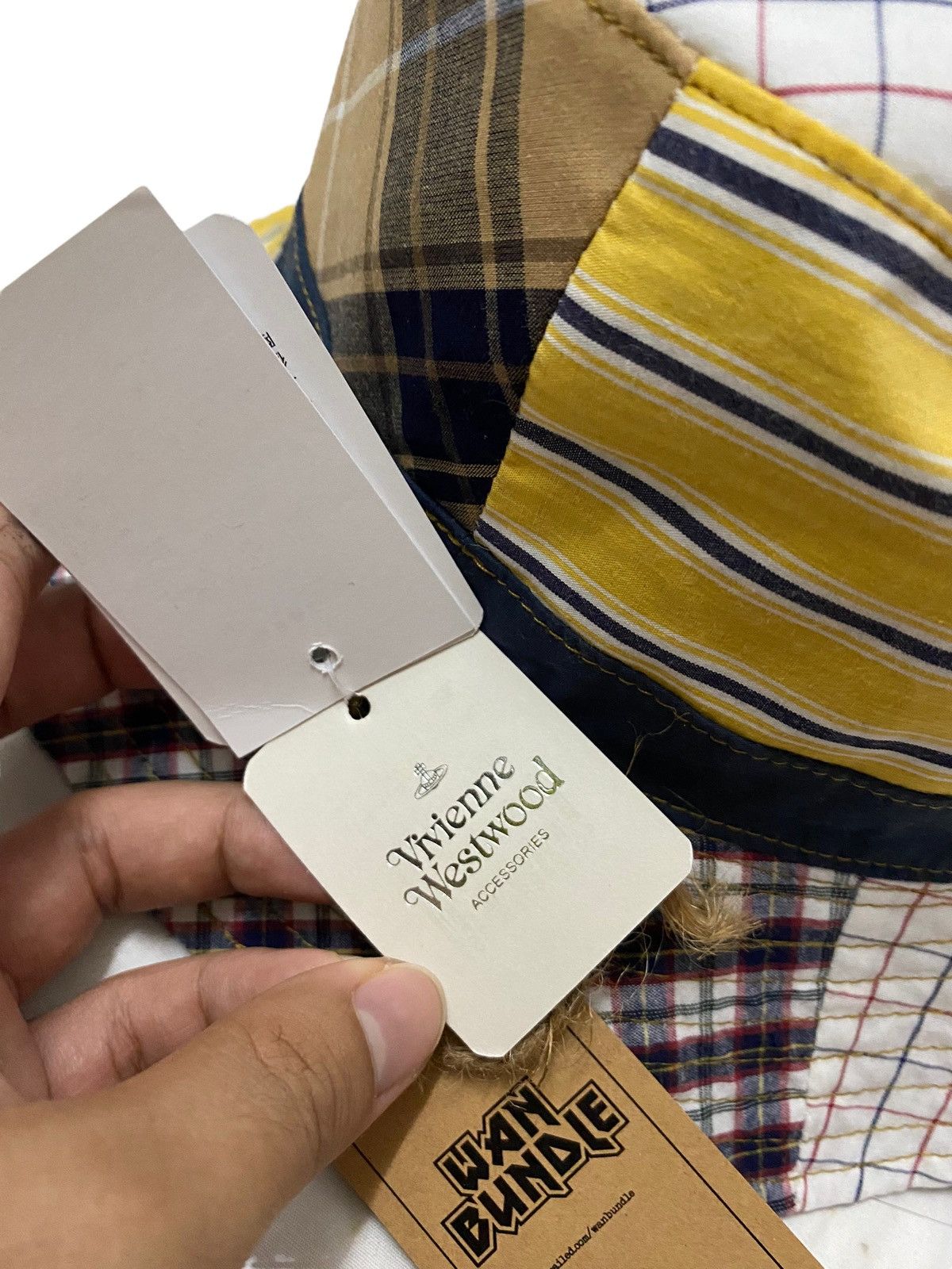 Vivienne Westwood Vivienne Westwood Reversible Checkered Bucket Hat Size ONE SIZE - 6 Thumbnail