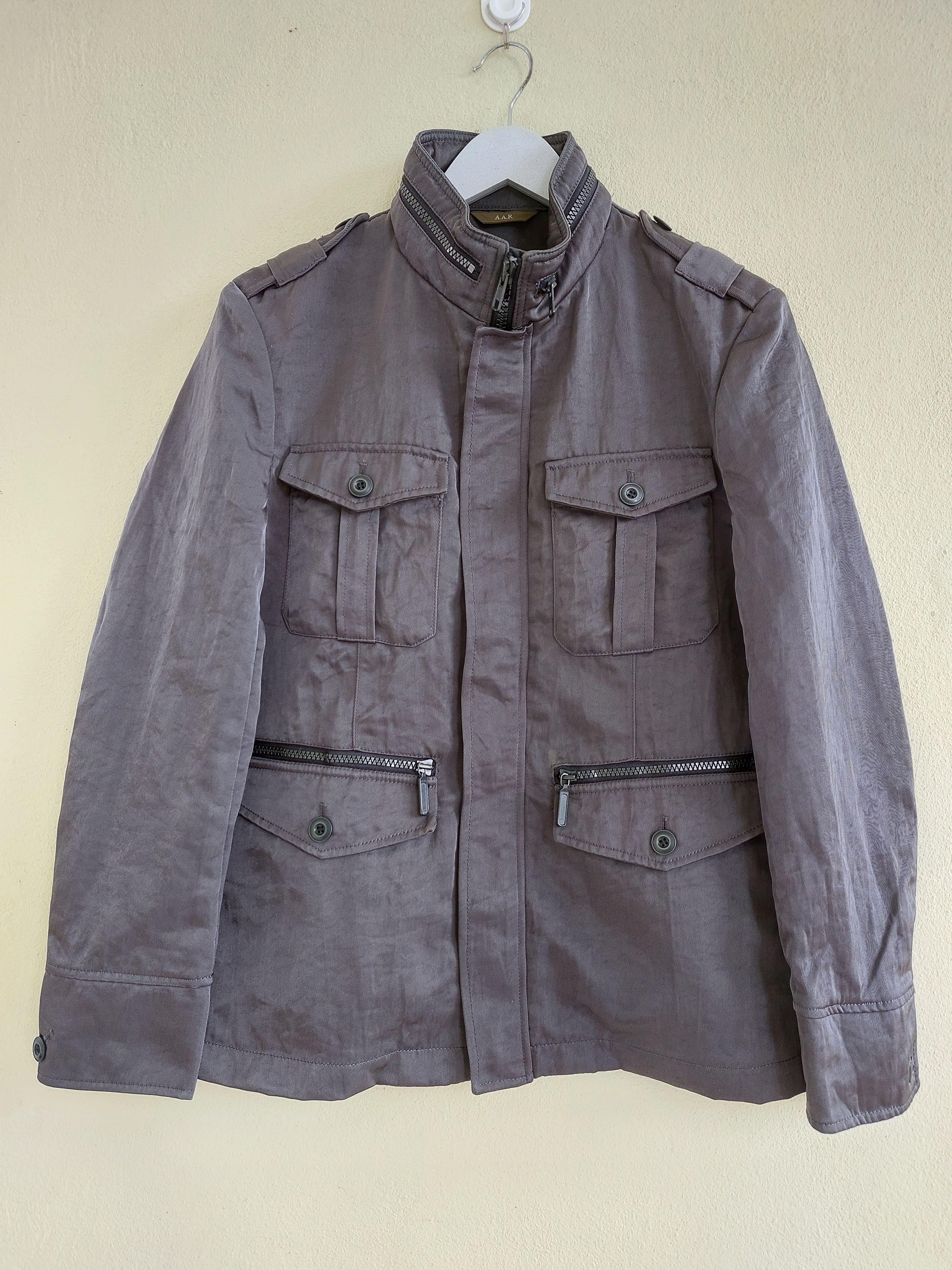 A.A.R YOHJI YAMAMOTO multi pocket nylon jacket with hoodie