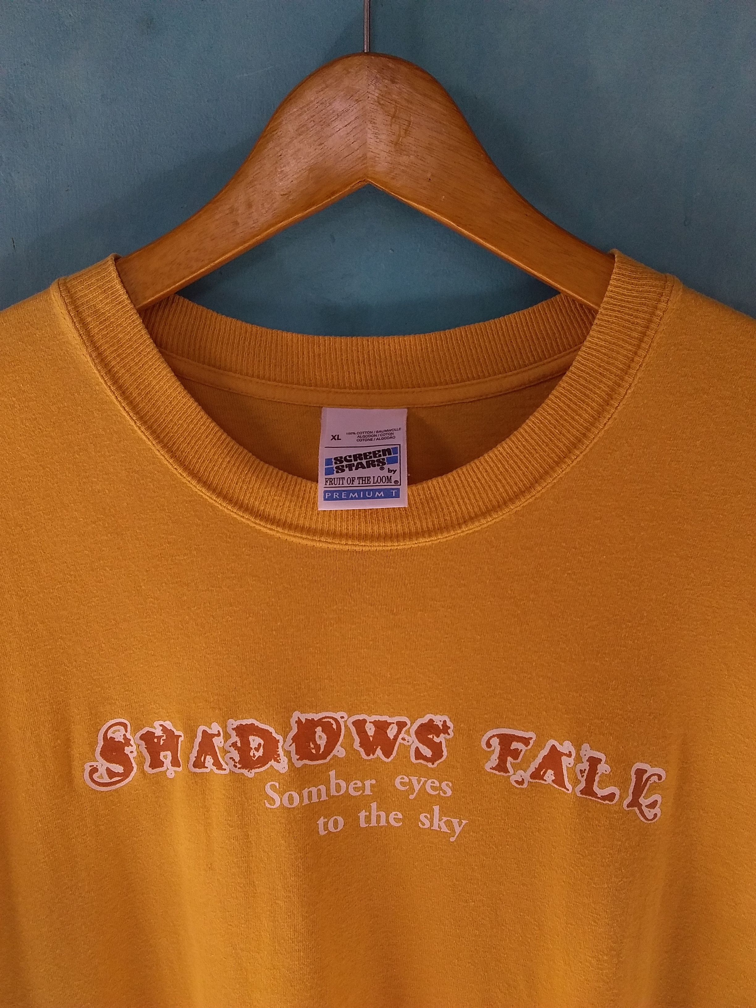 Band Tees Vintage Shadows Fall Somber eyes to the sky promo t-shirt Size US XL / EU 56 / 4 - 1 Thumbnail