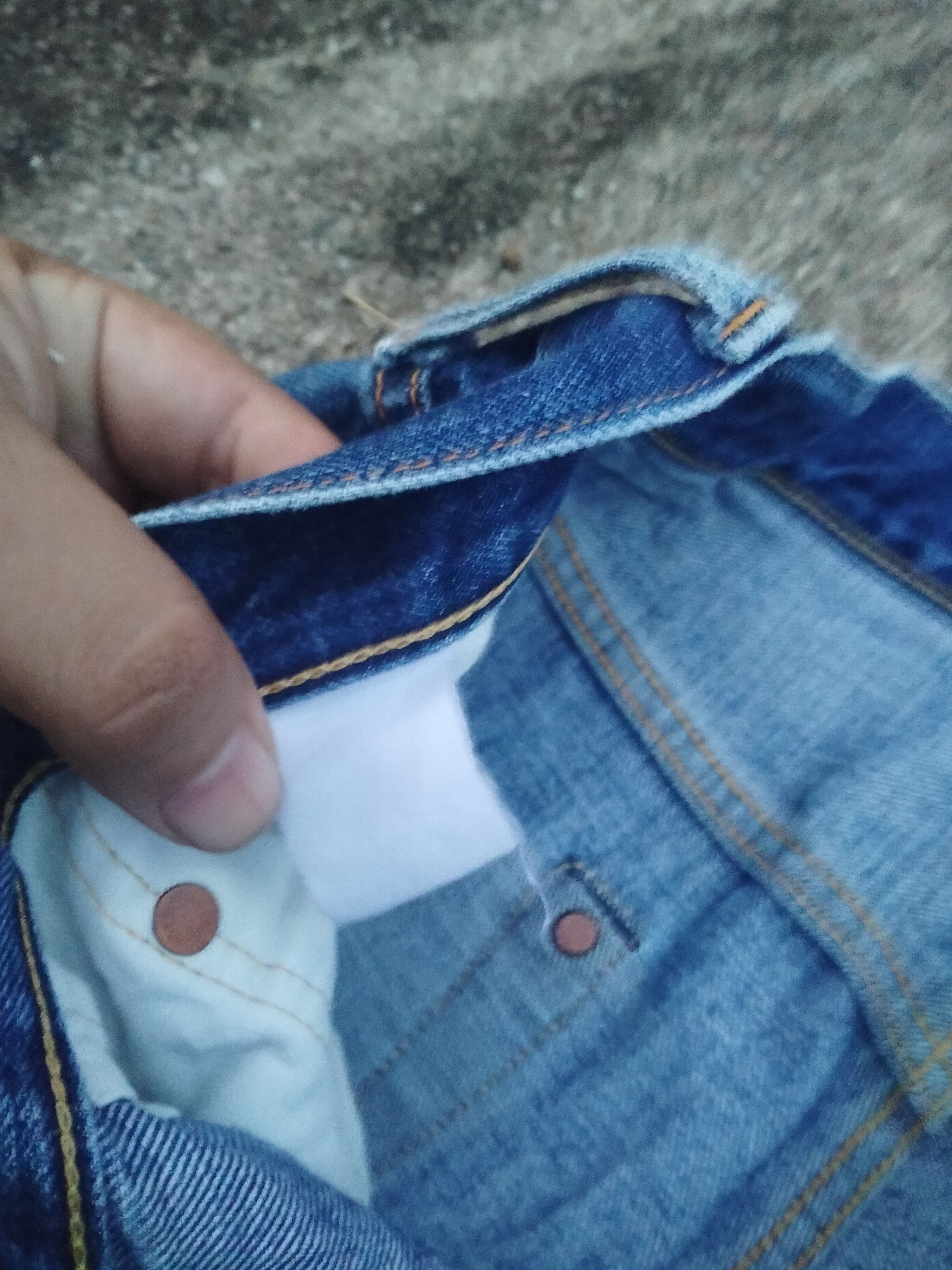 Japanese Brand DISTREESED SEWING CHOP Y'ALLS SELVEDGE DENIM Size US 32 / EU 48 - 5 Thumbnail