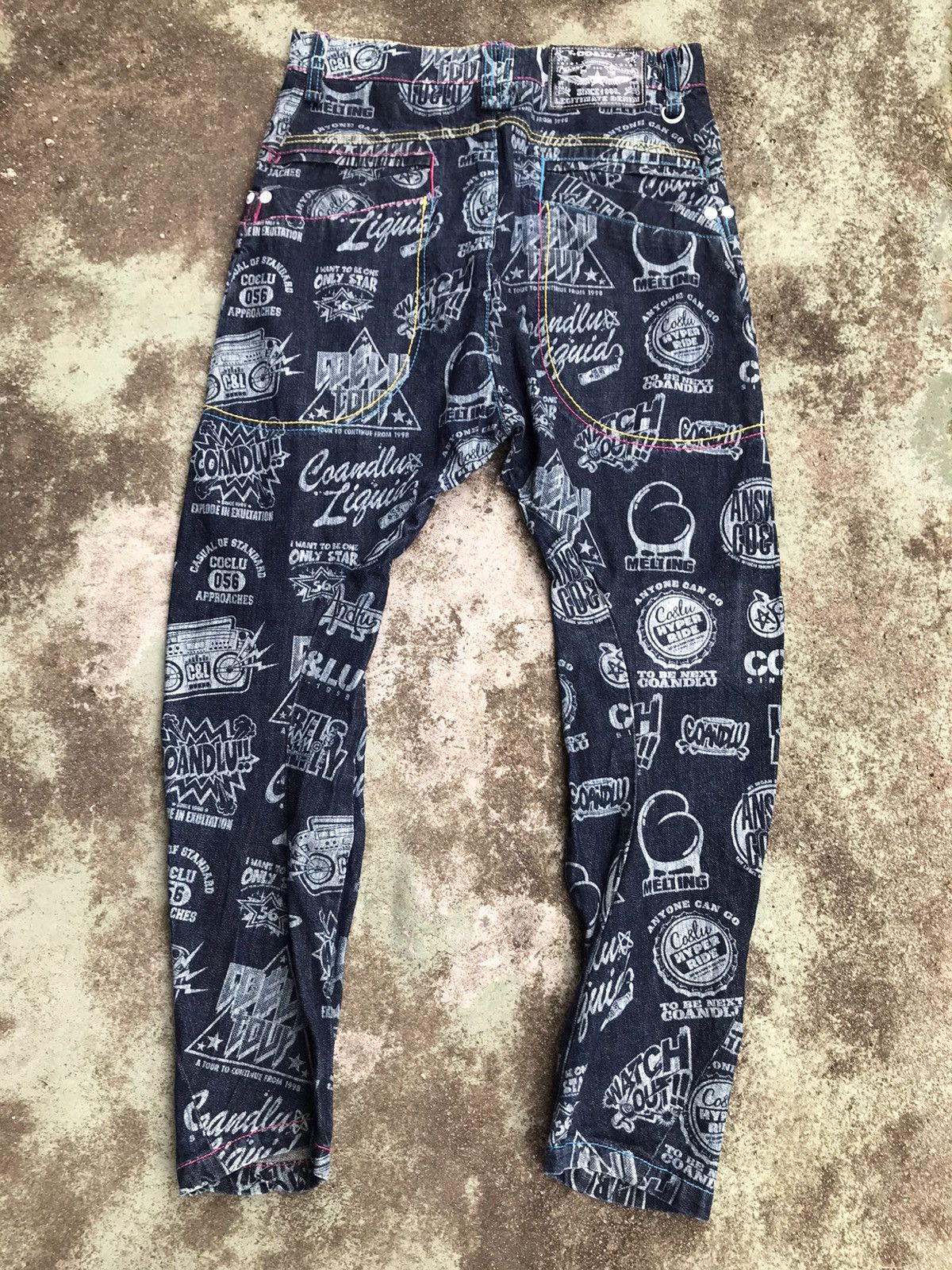 If Six Was Nine × Japanese Brand Co&Lu Japanese Brand Poem Curve Leg Size US 32 / EU 48 - 2 Thumbnail