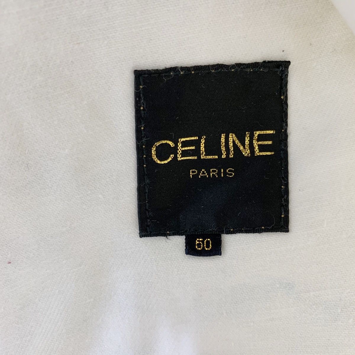 Celine Vintage CELINE PARIS Denim White Jacket Size US M / EU 48-50 / 2 - 9 Thumbnail