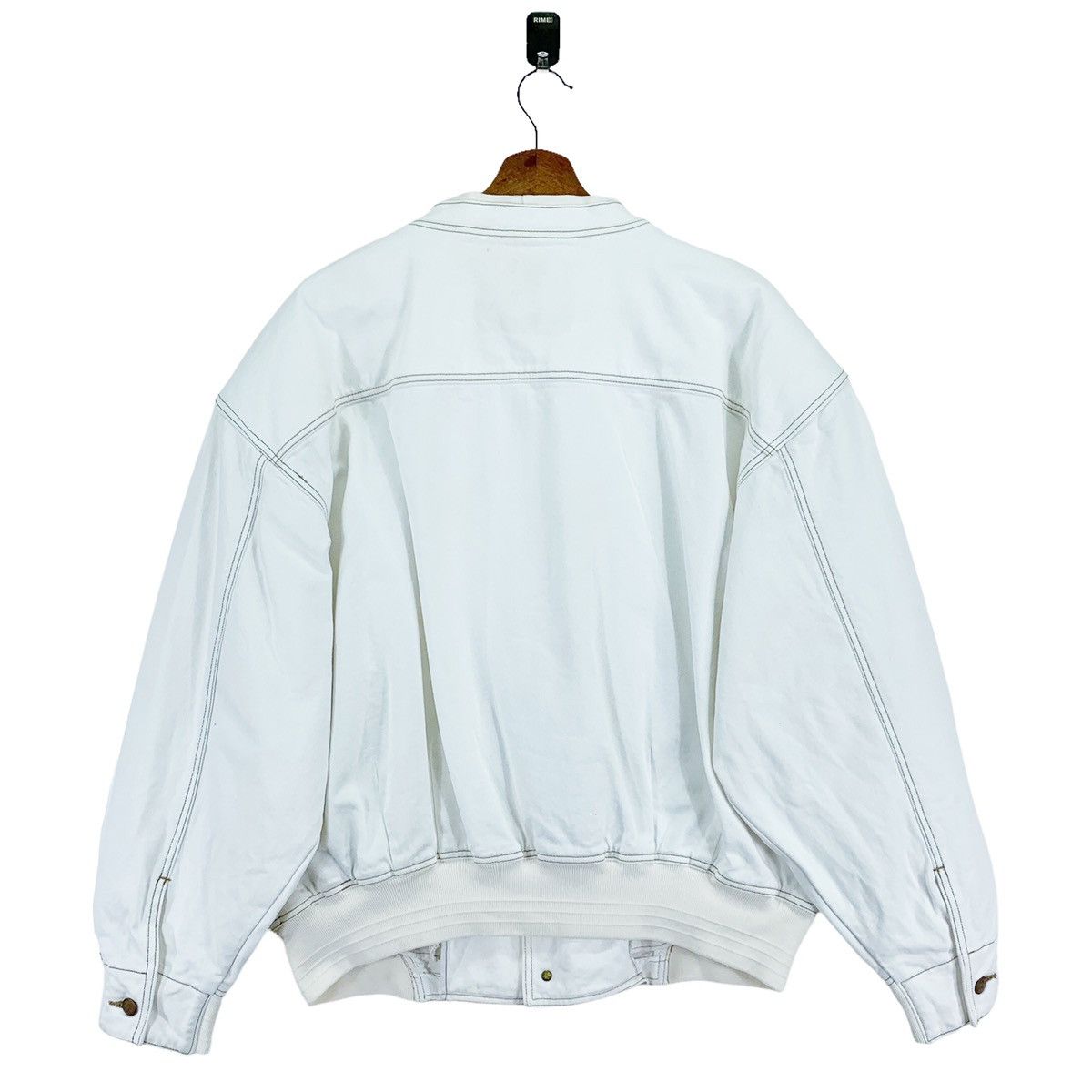 Celine Vintage CELINE PARIS Denim White Jacket Size US M / EU 48-50 / 2 - 13 Thumbnail