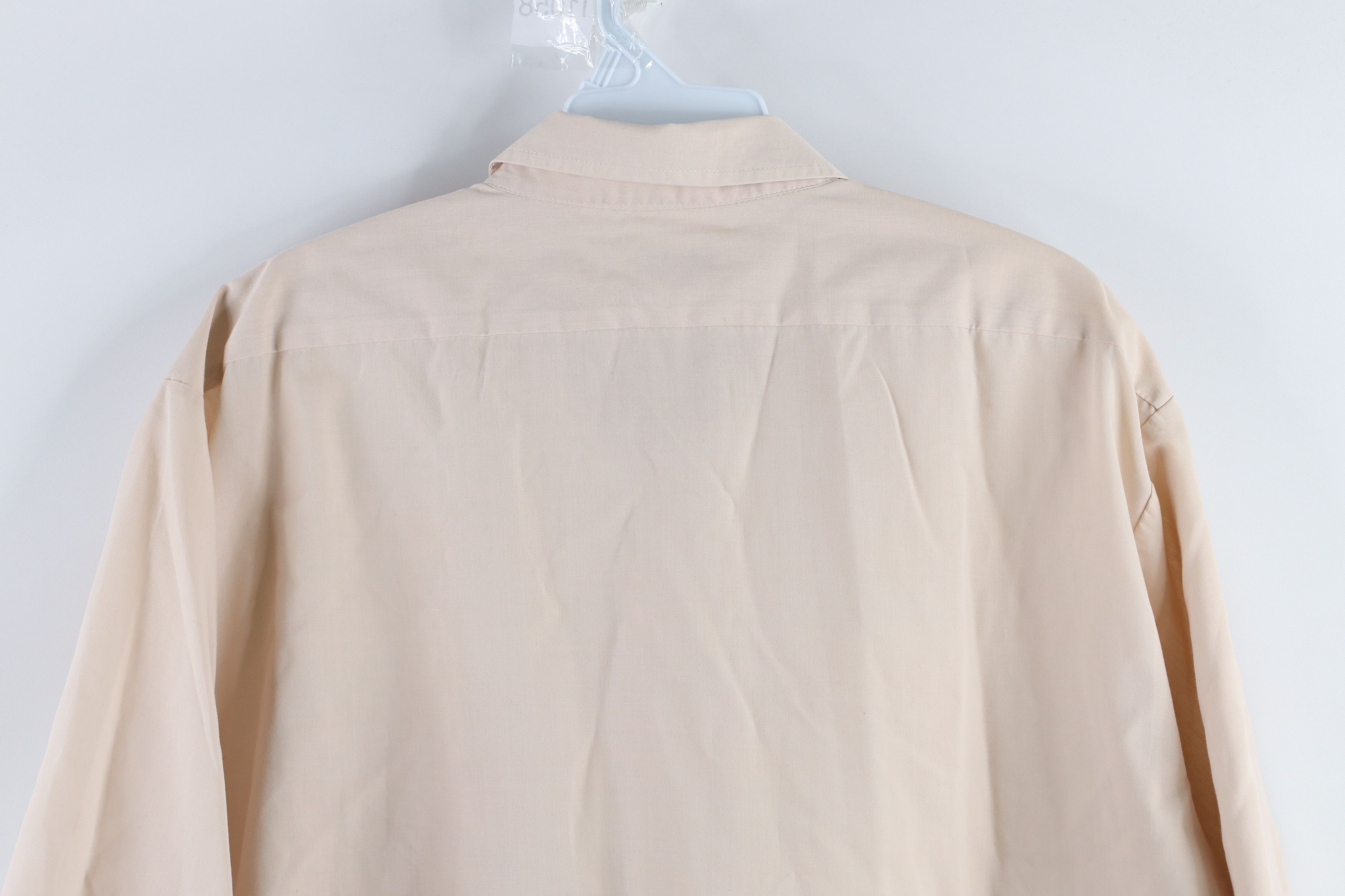 Vintage Vintage 70s Short Sleeve Mechanic Button Shirt Beige Tan Size US L / EU 52-54 / 3 - 6 Thumbnail
