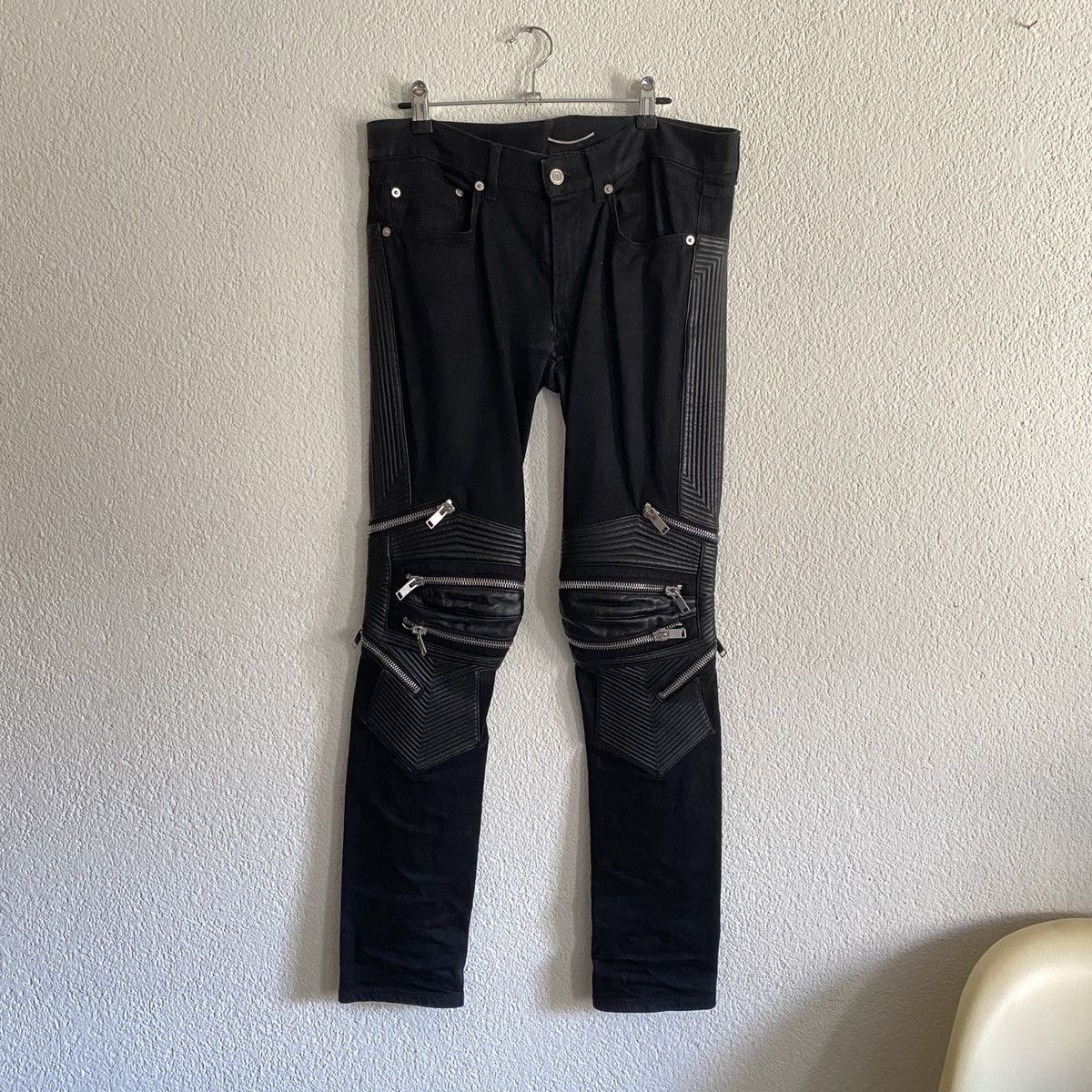 r*i様 【希少】SAINT LAURENT PARIS\"JEAN DERBIE Saint Laurent Paris × Yves Saint Laurent Saint Laurent Slp