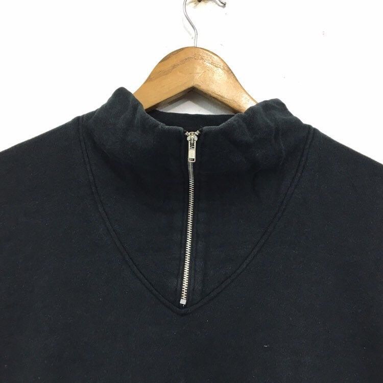 Paul Smith PAUL SMITH Half Zip Plain Sweatshirt Size US L / EU 52-54 / 3 - 6 Thumbnail