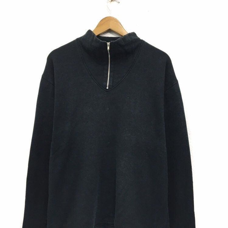 Paul Smith PAUL SMITH Half Zip Plain Sweatshirt Size US L / EU 52-54 / 3 - 4 Thumbnail