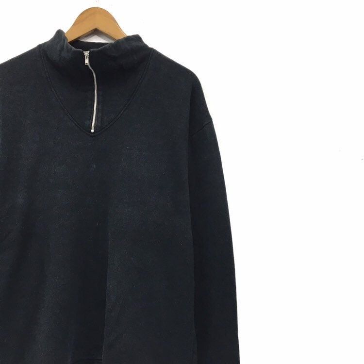 Paul Smith PAUL SMITH Half Zip Plain Sweatshirt Size US L / EU 52-54 / 3 - 5 Thumbnail