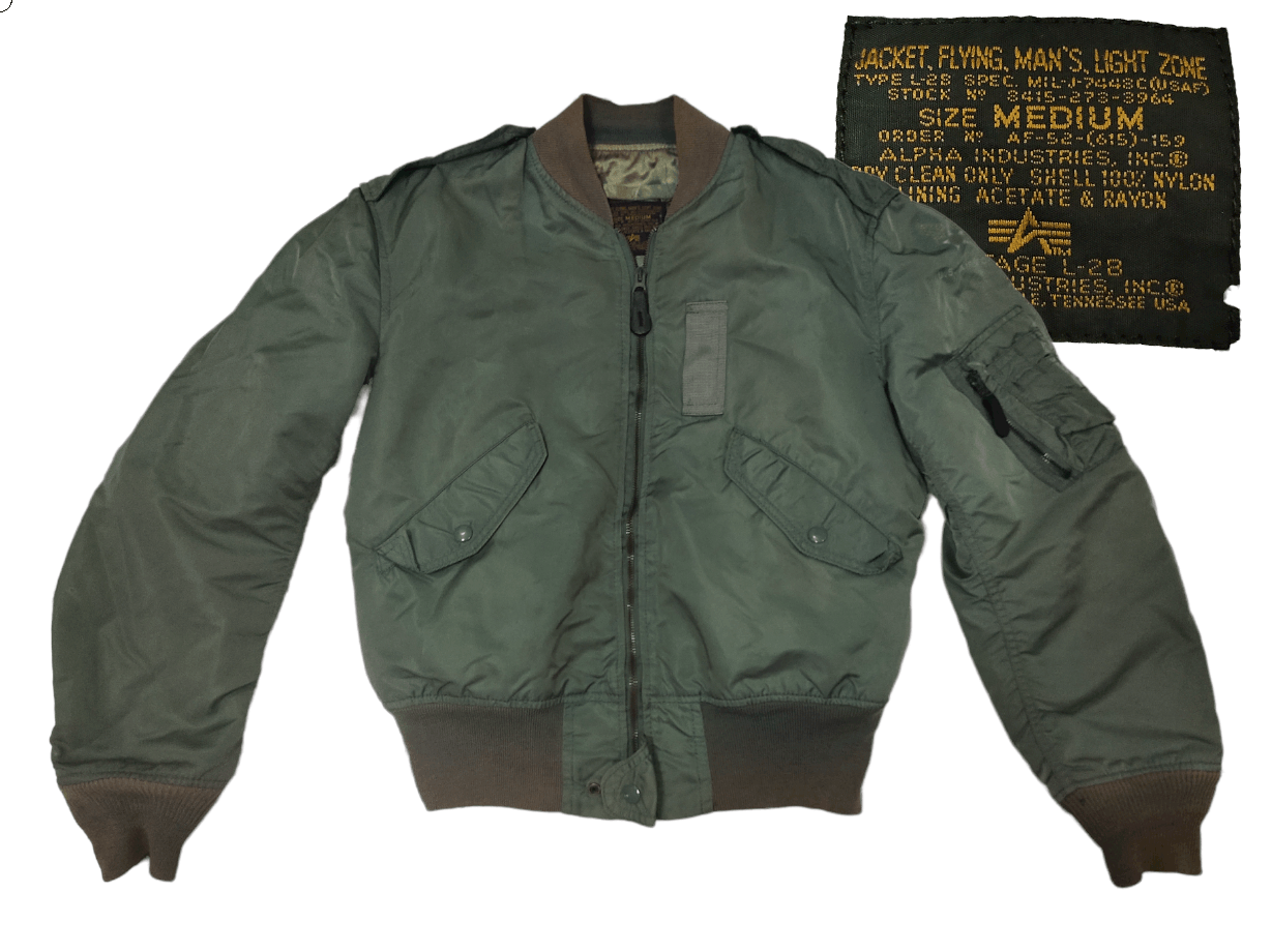 Alpha Industries × Vintage VINTAGE ALPHA INDUSTRIES U.S AIR FORCE FLIGHT JACKET A106 Size US M / EU 48-50 / 2 - 1 Thumbnail