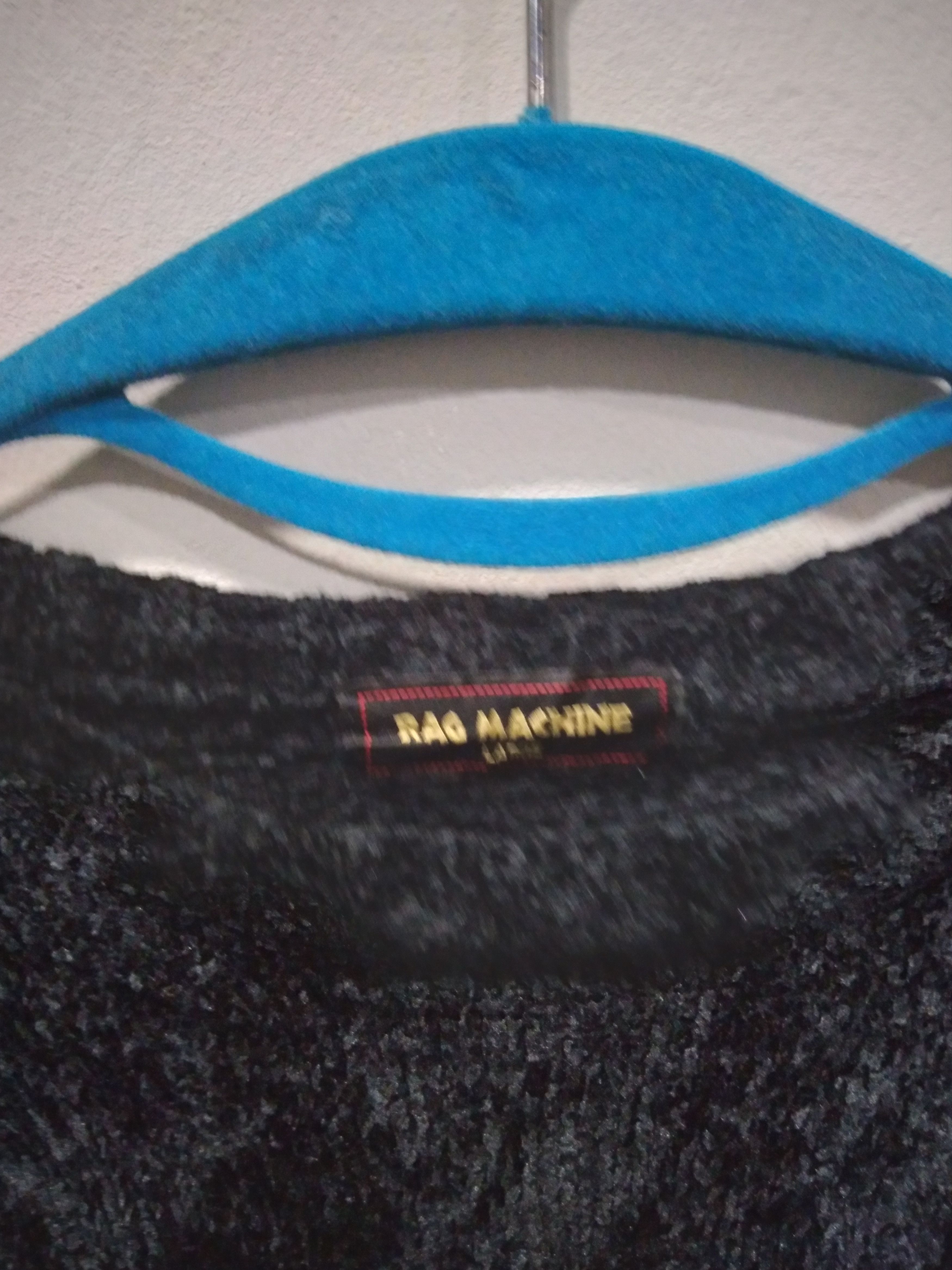 Japanese Brand RAG MACHINE BLACK COTTON KNITWEAR Size L / US 10 / IT 46 - 4 Thumbnail