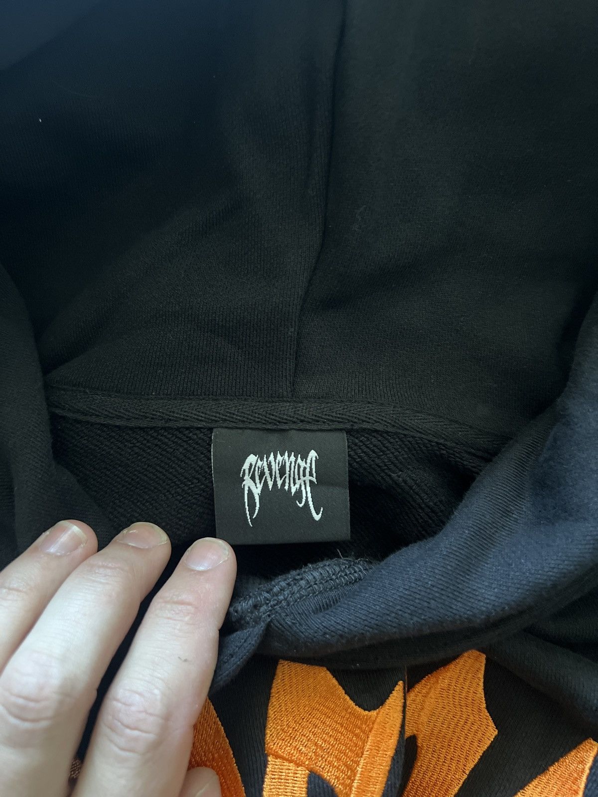 Revenge Revenge Embroidered Hoodie Orange Size US L / EU 52-54 / 3 - 6 Thumbnail