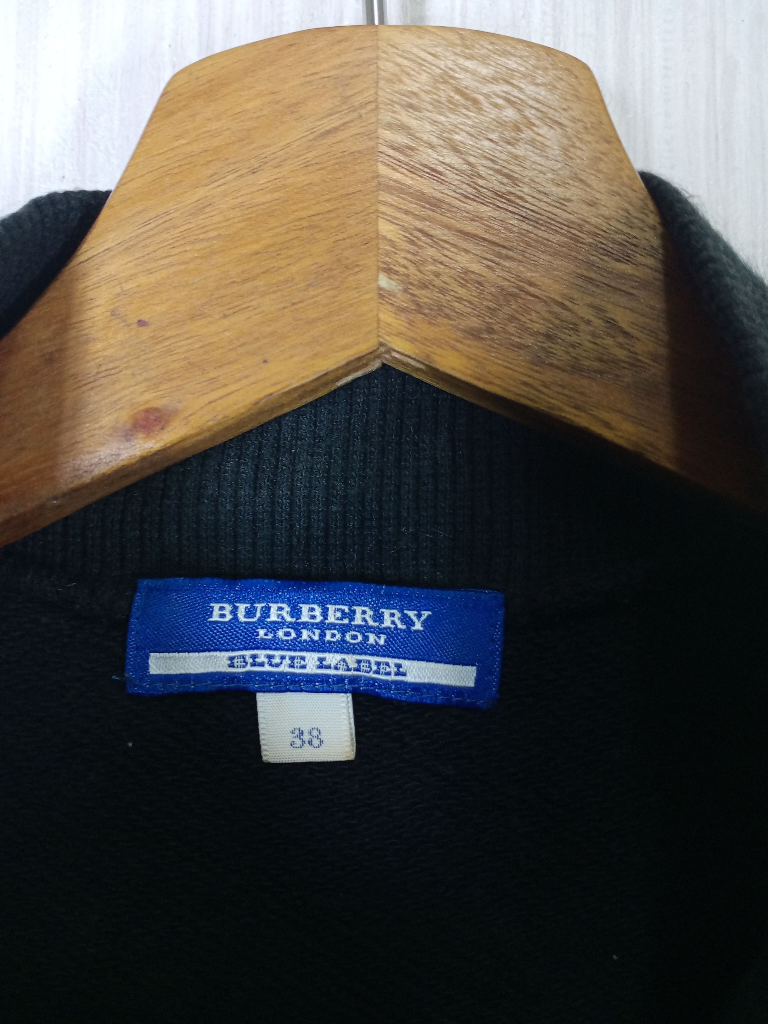 Burberry Rare Burberry London Blue Label Zipper Sweatshirt Size US XS / EU 42 / 0 - 7 Thumbnail