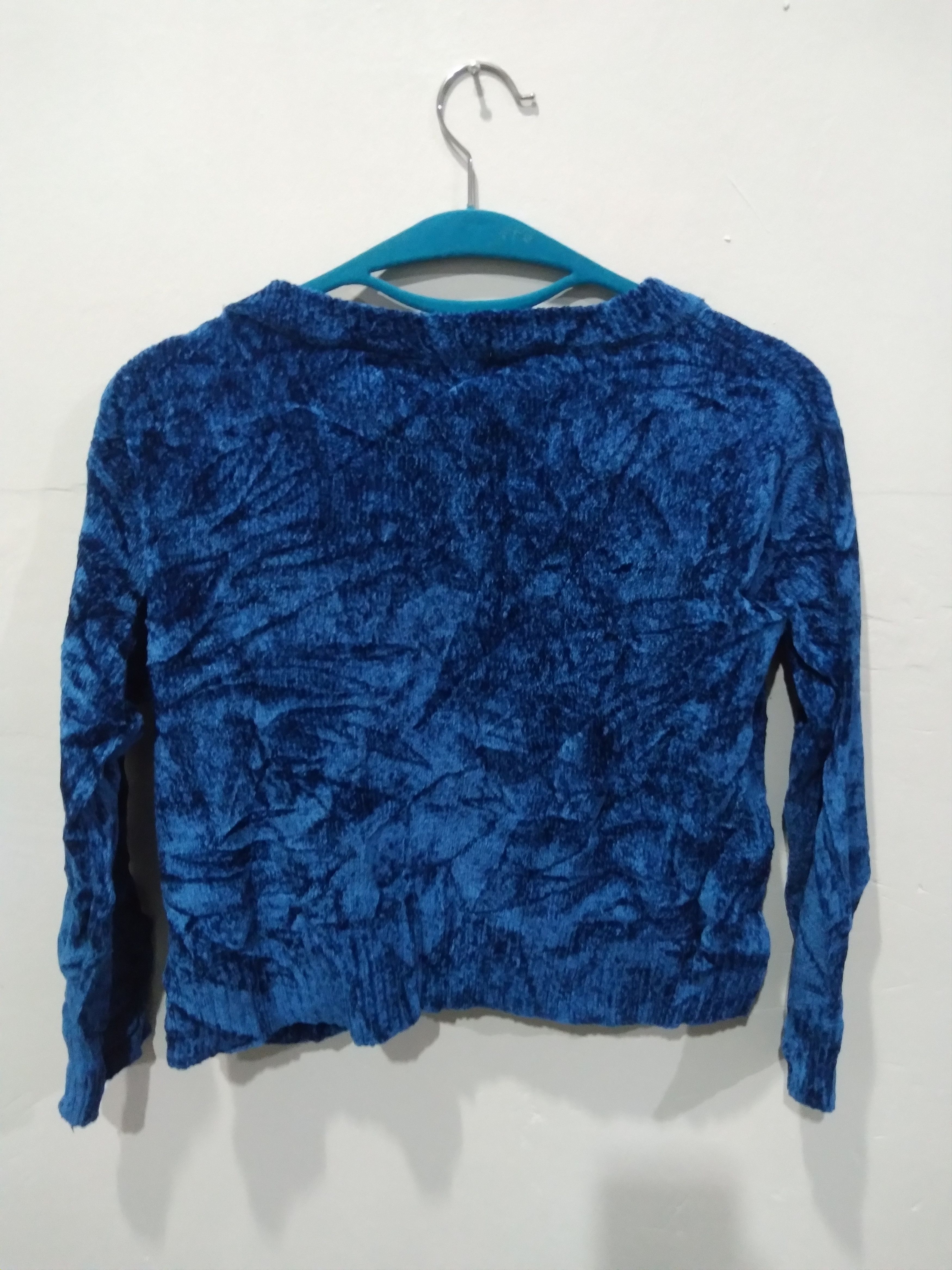Japanese Brand JAPANESE DESIGNER EMERALD GREEN CROP TOP KNITTED Size S / US 4 / IT 40 - 2 Thumbnail