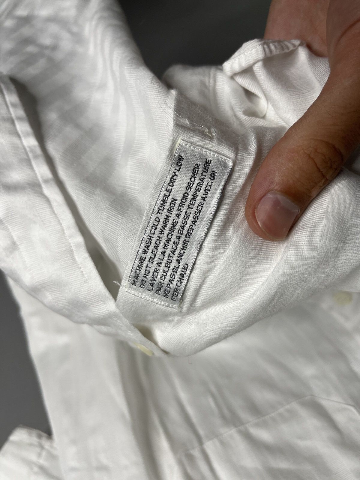 Dior Vintage Christian Dior white shirt Streetwear Size US XL / EU 56 / 4 - 4 Thumbnail