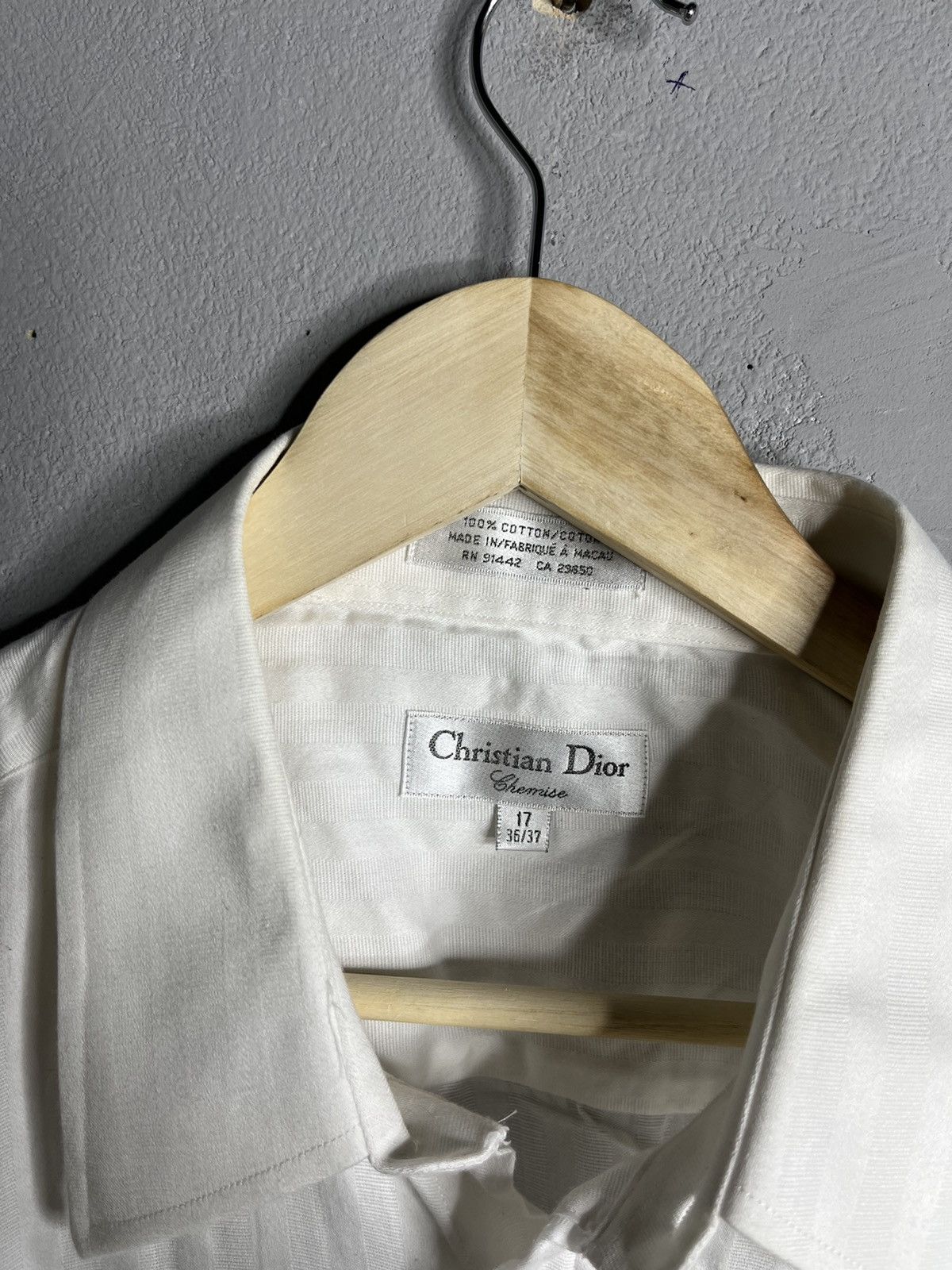 Dior Vintage Christian Dior white shirt Streetwear Size US XL / EU 56 / 4 - 3 Thumbnail