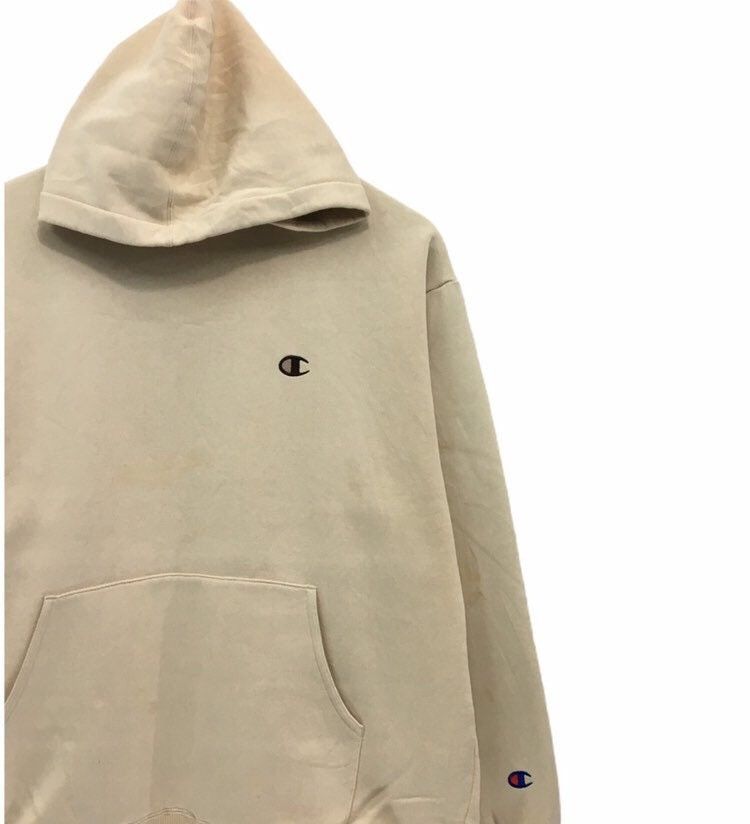 Champion × Sports Specialties CHAMPION Small Logo Beige Hoodie Size US XL / EU 56 / 4 - 5 Thumbnail