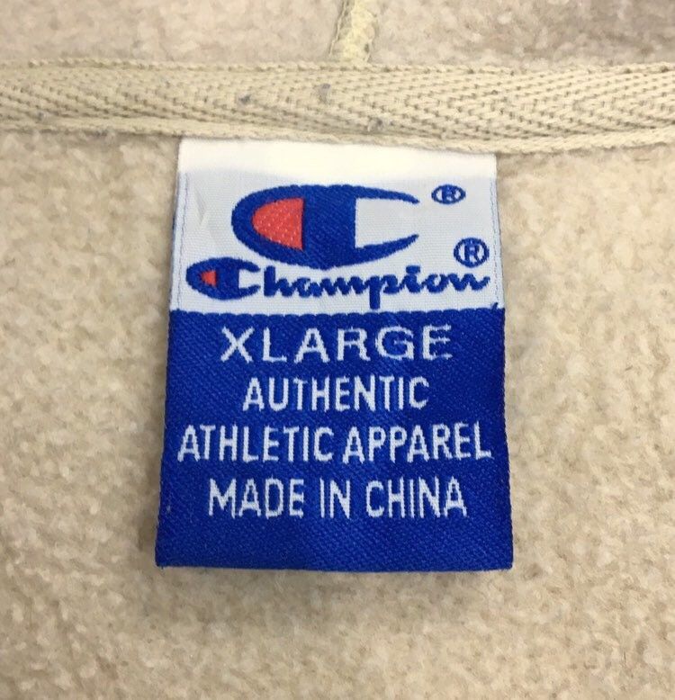 Champion × Sports Specialties CHAMPION Small Logo Beige Hoodie Size US XL / EU 56 / 4 - 10 Thumbnail