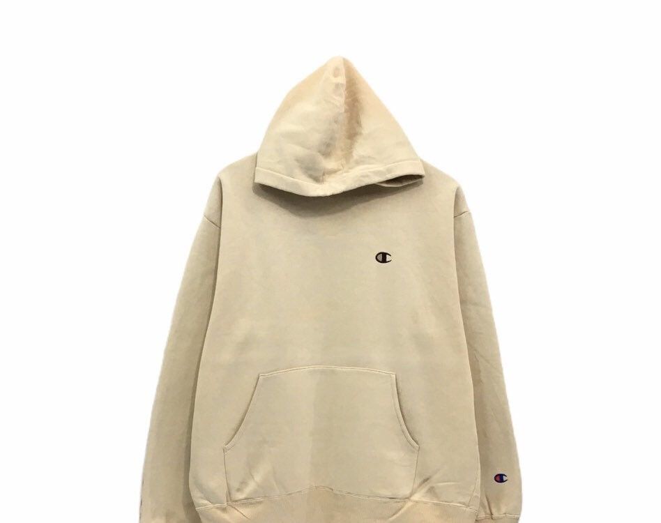 Champion × Sports Specialties CHAMPION Small Logo Beige Hoodie Size US XL / EU 56 / 4 - 3 Thumbnail