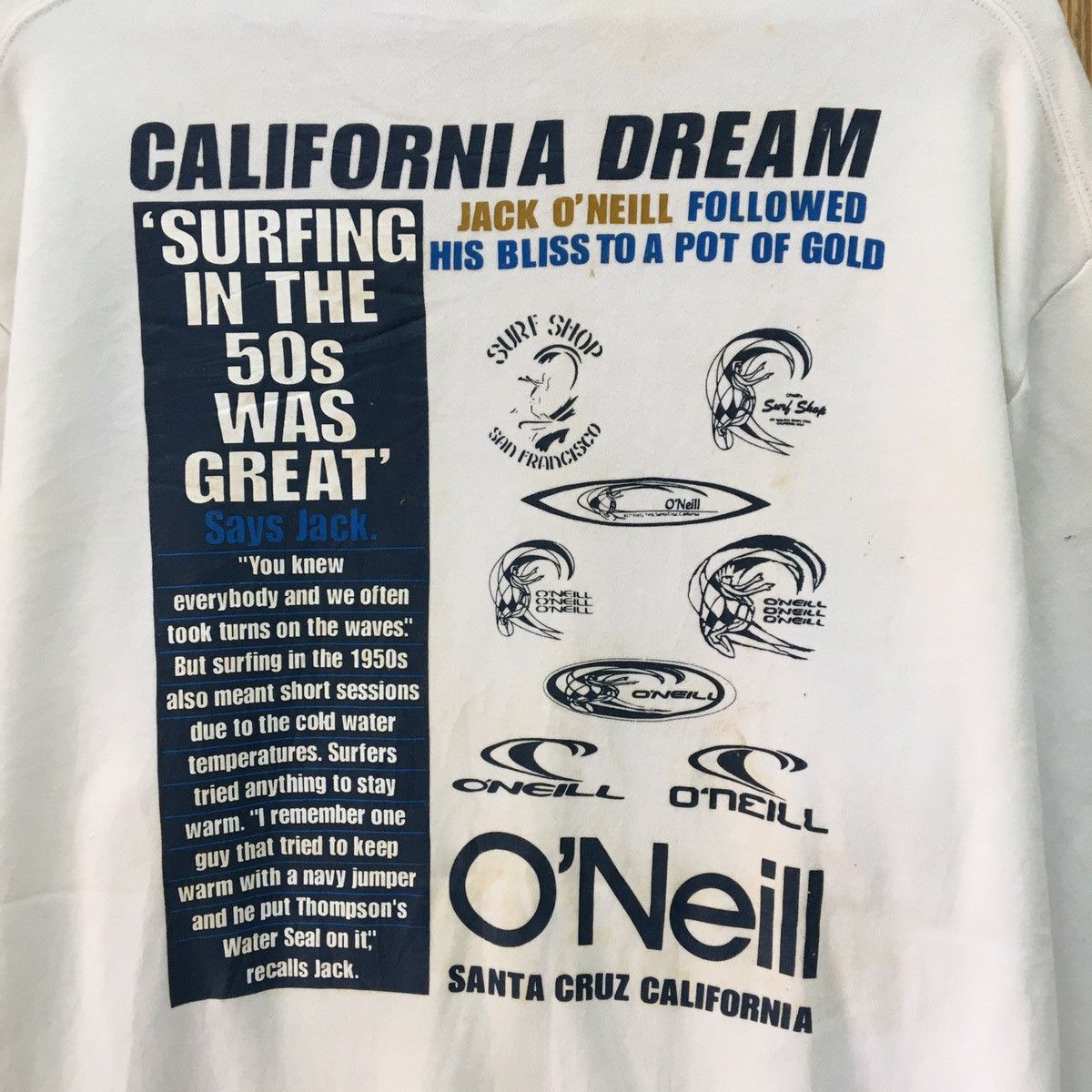 O'Neill O’Neill Surf Crewneck BigLogo Sweatshirt Size US L / EU 52-54 / 3 - 8 Thumbnail