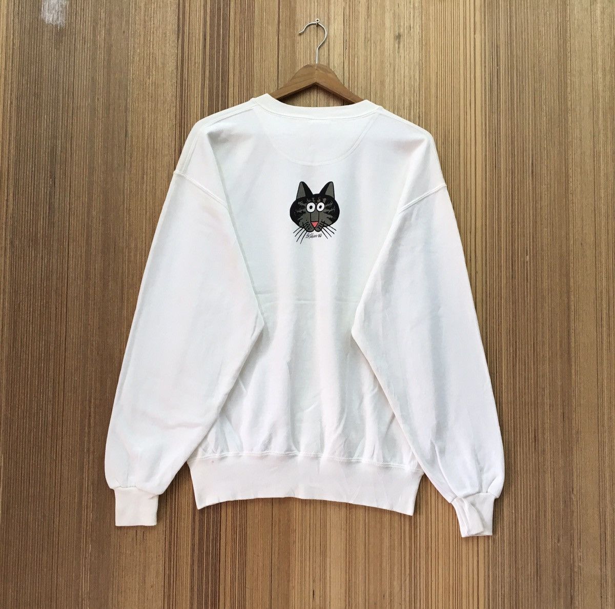 Vintage Vintage BKliban Cat Crewneck Sweatshirt Size US M / EU 48-50 / 2 - 2 Thumbnail