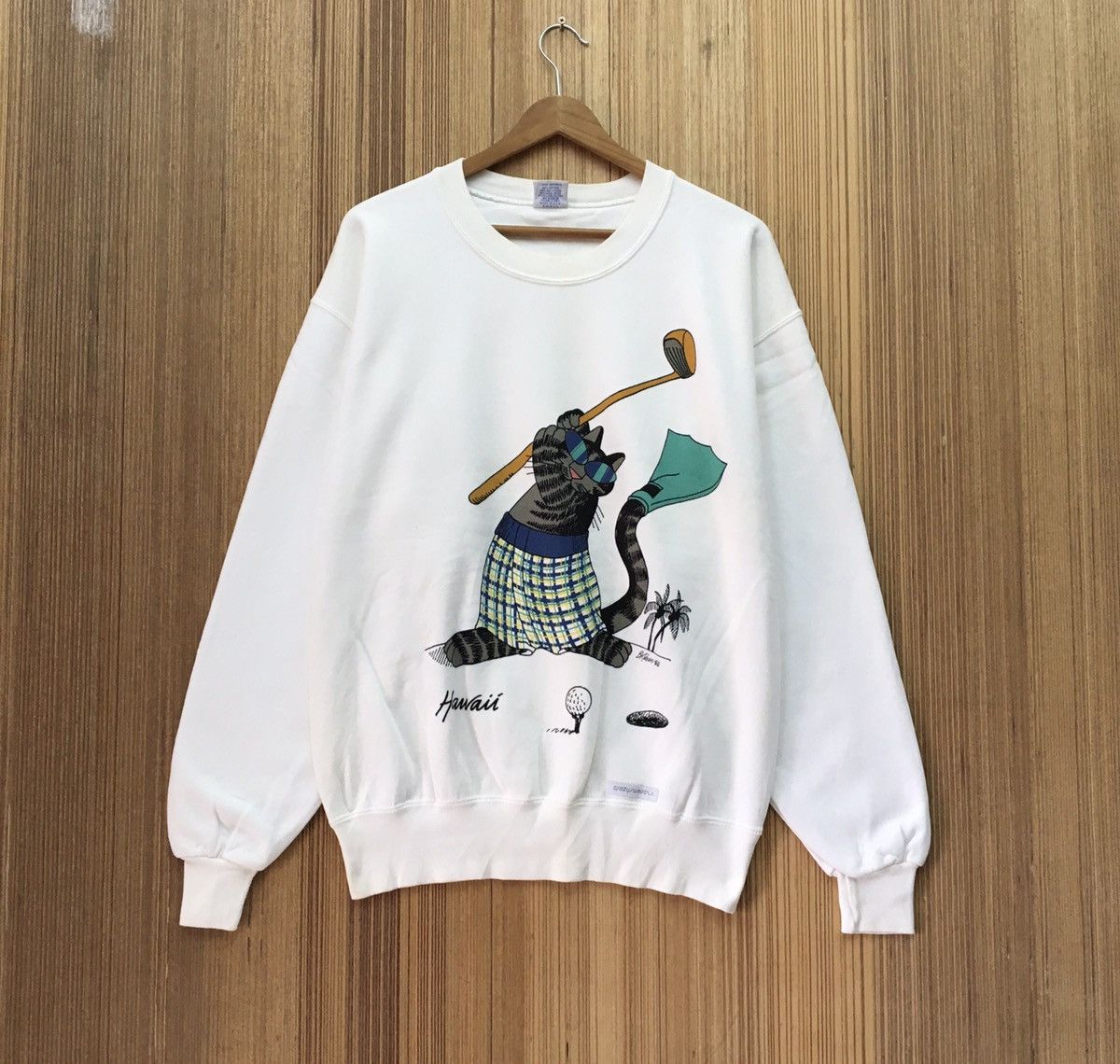 Vintage BKliban Cat Crewneck Sweatshirt