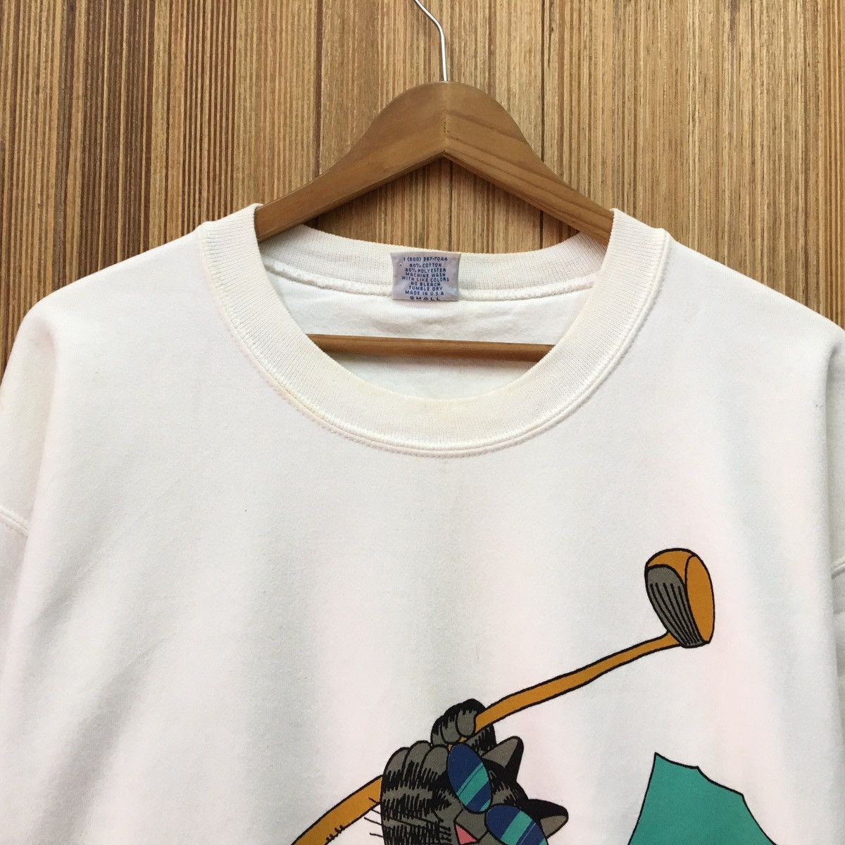 Vintage Vintage BKliban Cat Crewneck Sweatshirt Size US M / EU 48-50 / 2 - 5 Thumbnail
