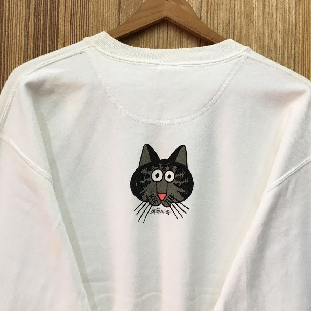 Vintage Vintage BKliban Cat Crewneck Sweatshirt Size US M / EU 48-50 / 2 - 4 Thumbnail