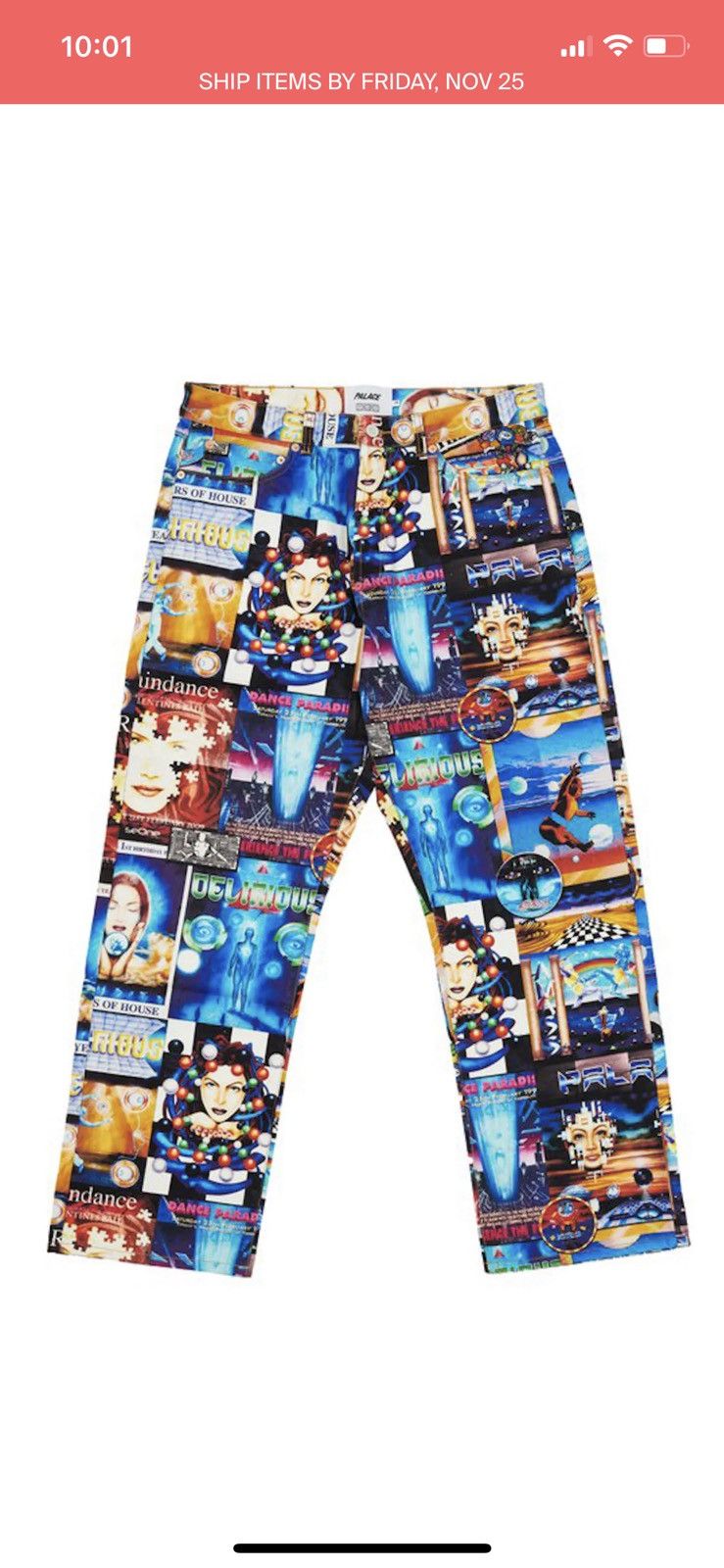 Palace Palace Pez Jeans Size US 32 / EU 48 - 2 Thumbnail