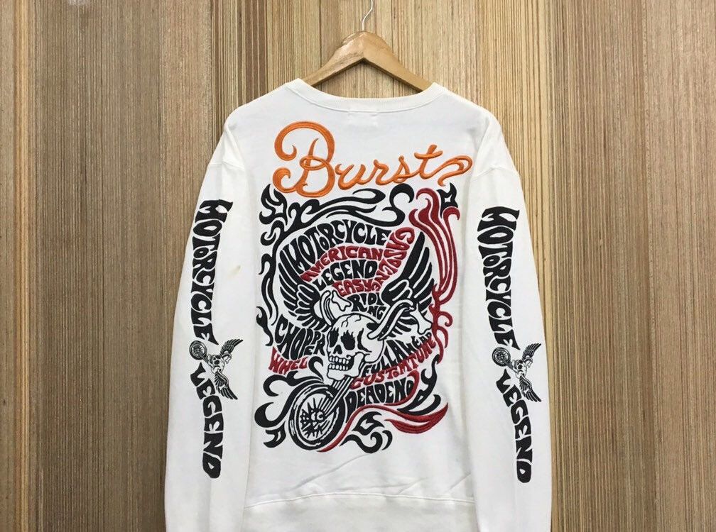 Japanese Brand American Chopper Sukajan Design Sweatshirt Size US L / EU 52-54 / 3 - 3 Thumbnail