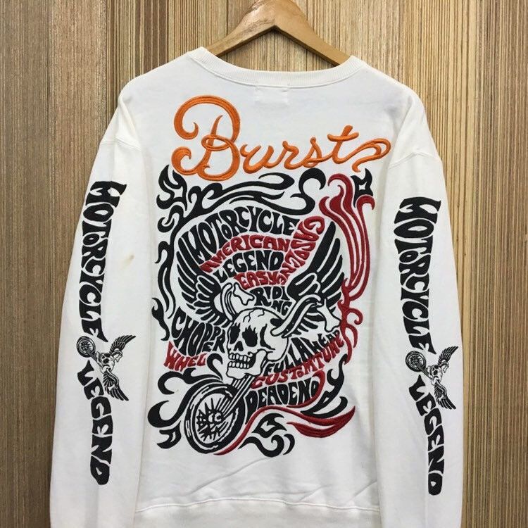 Japanese Brand American Chopper Sukajan Design Sweatshirt Size US L / EU 52-54 / 3 - 5 Thumbnail