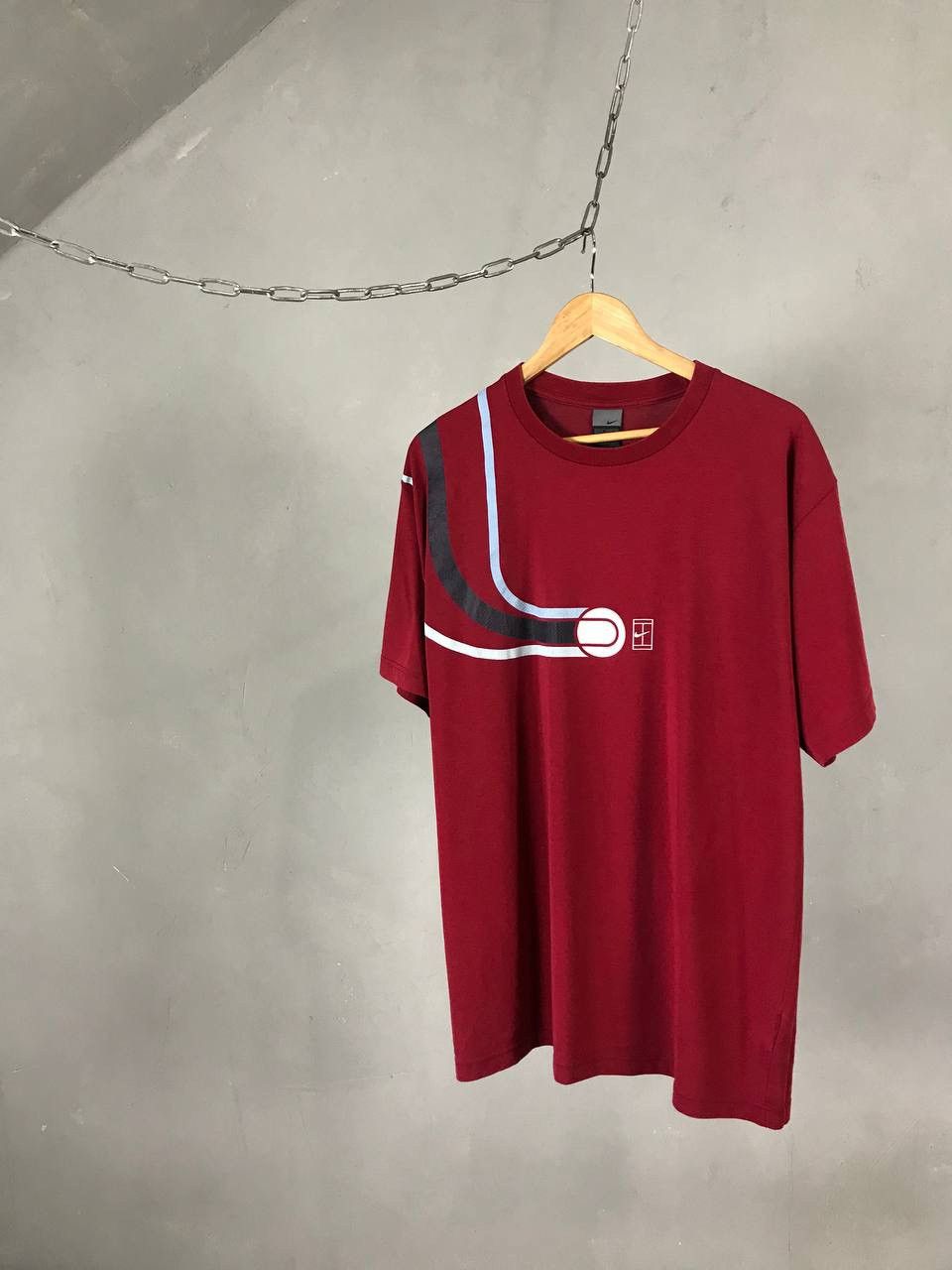 Vintage Nike Court vintage swoosh streetwear tee Size US XL / EU 56 / 4 - 1 Thumbnail
