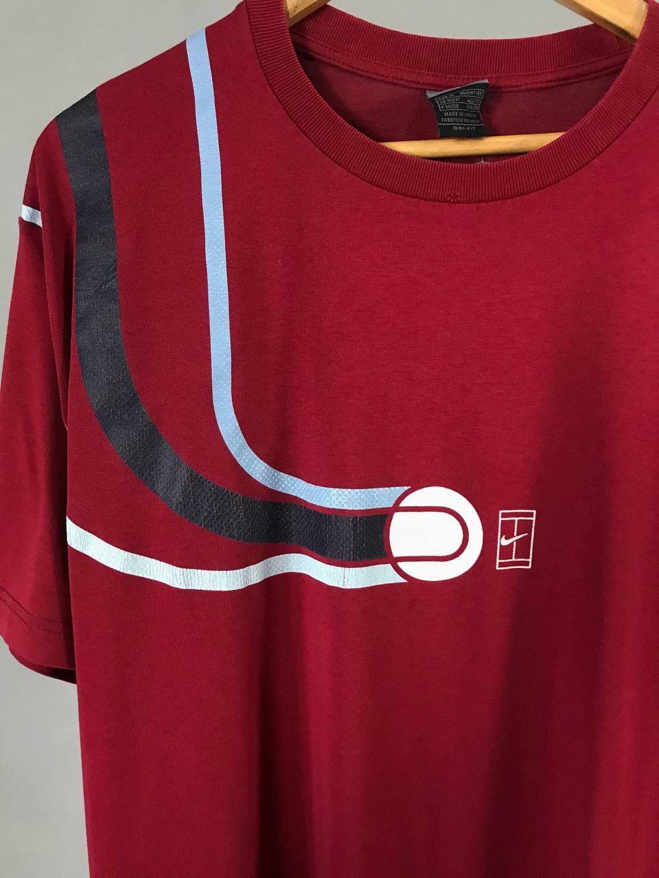 Vintage Nike Court vintage swoosh streetwear tee Size US XL / EU 56 / 4 - 3 Thumbnail