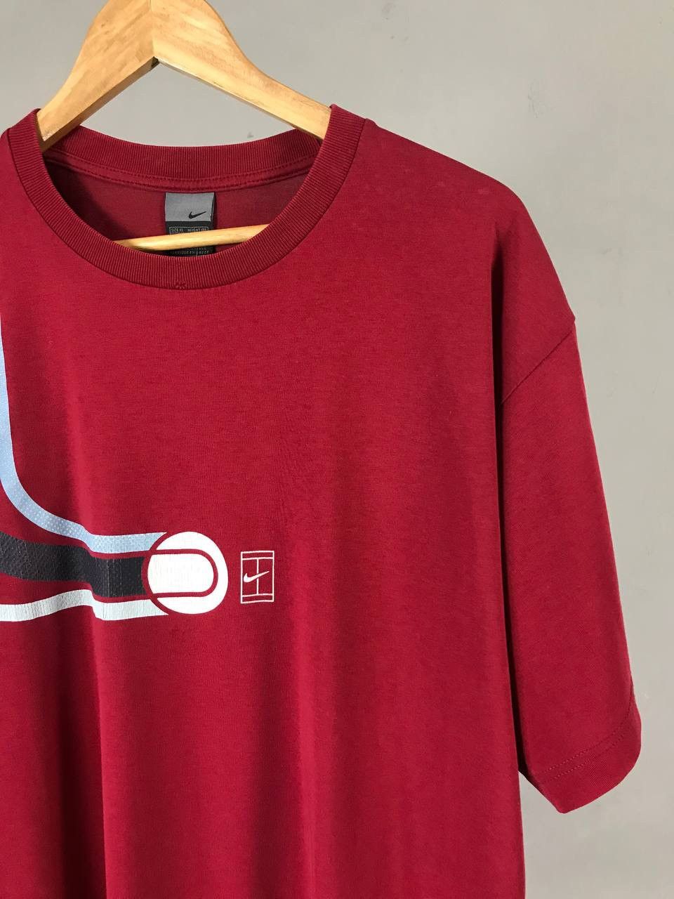 Vintage Nike Court vintage swoosh streetwear tee Size US XL / EU 56 / 4 - 2 Thumbnail