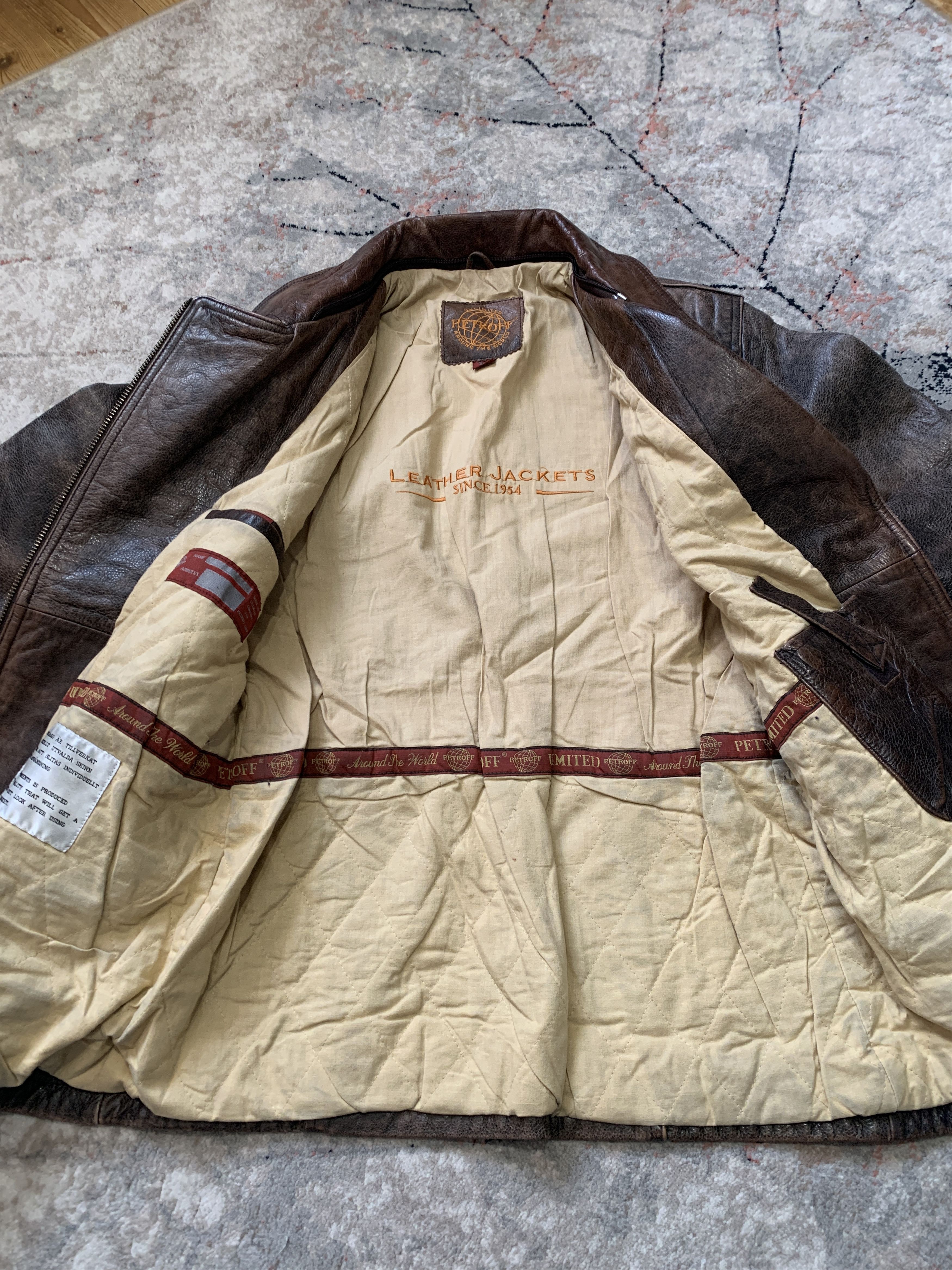 Vintage Petroff Leather Vintage Jacket Size XS / US 0-2 / IT 36-38 - 7 Thumbnail
