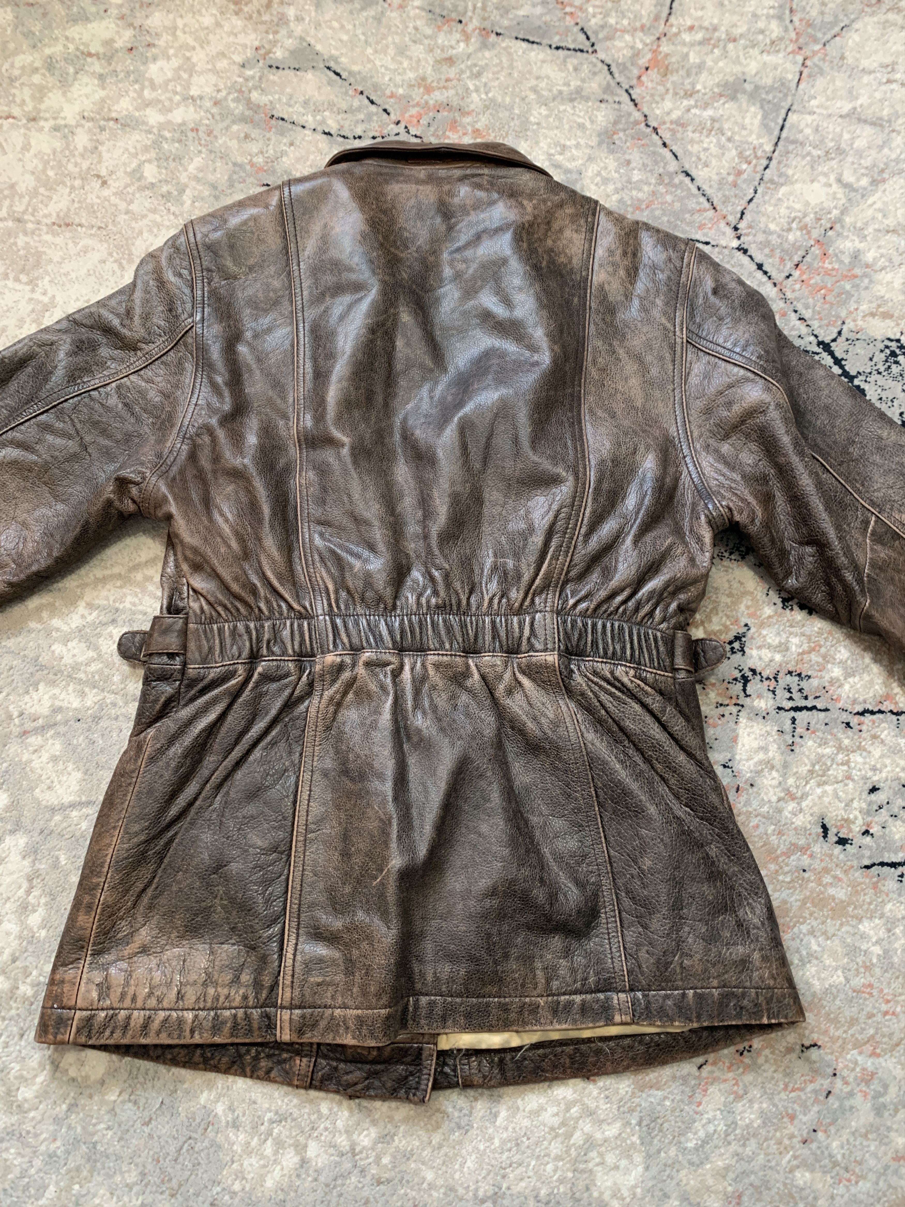 Vintage Petroff Leather Vintage Jacket Size XS / US 0-2 / IT 36-38 - 3 Thumbnail
