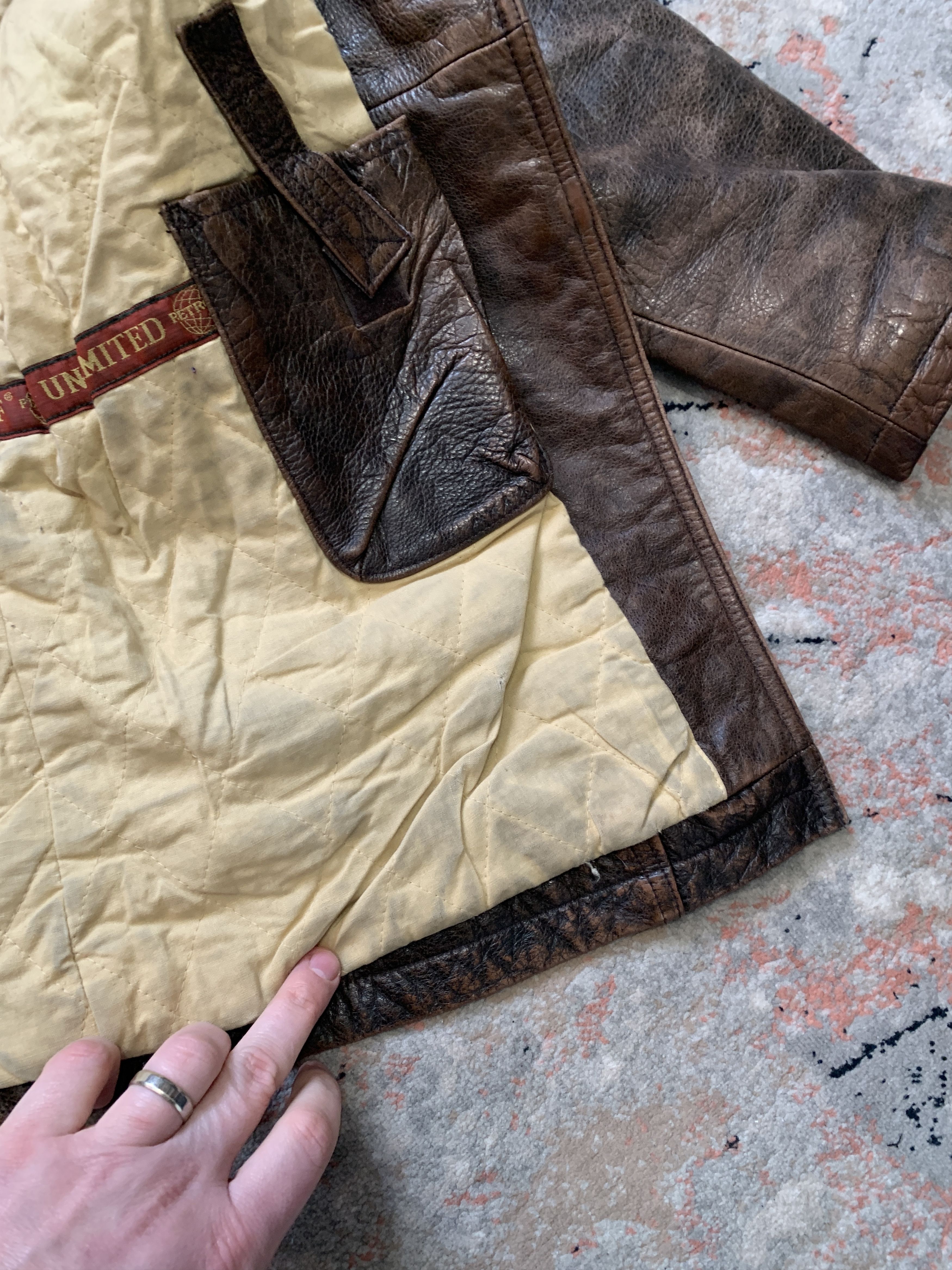 Vintage Petroff Leather Vintage Jacket Size XS / US 0-2 / IT 36-38 - 11 Thumbnail