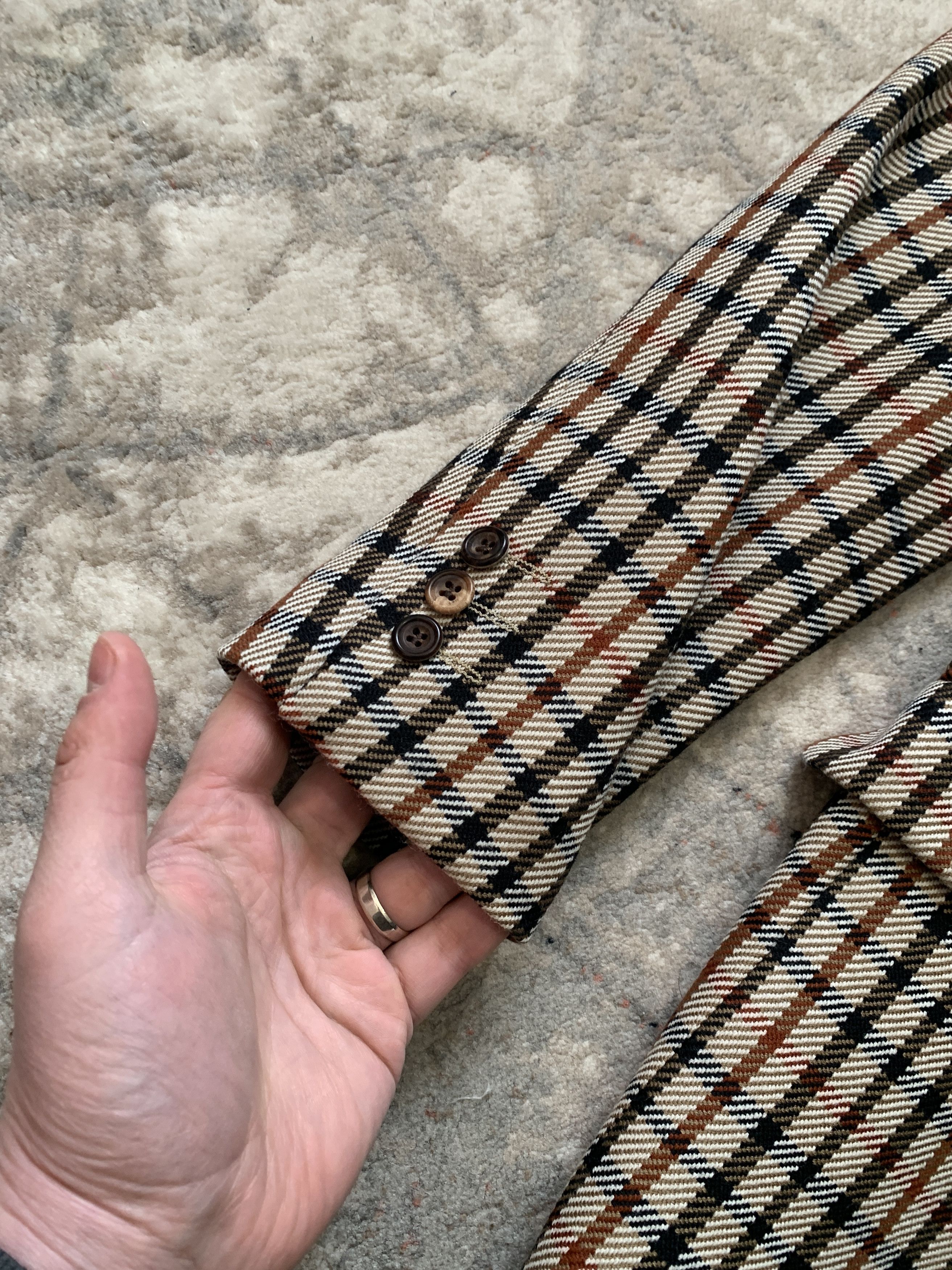 DAKS Daks London Vintage Wool Blazer Size 38R - 5 Thumbnail