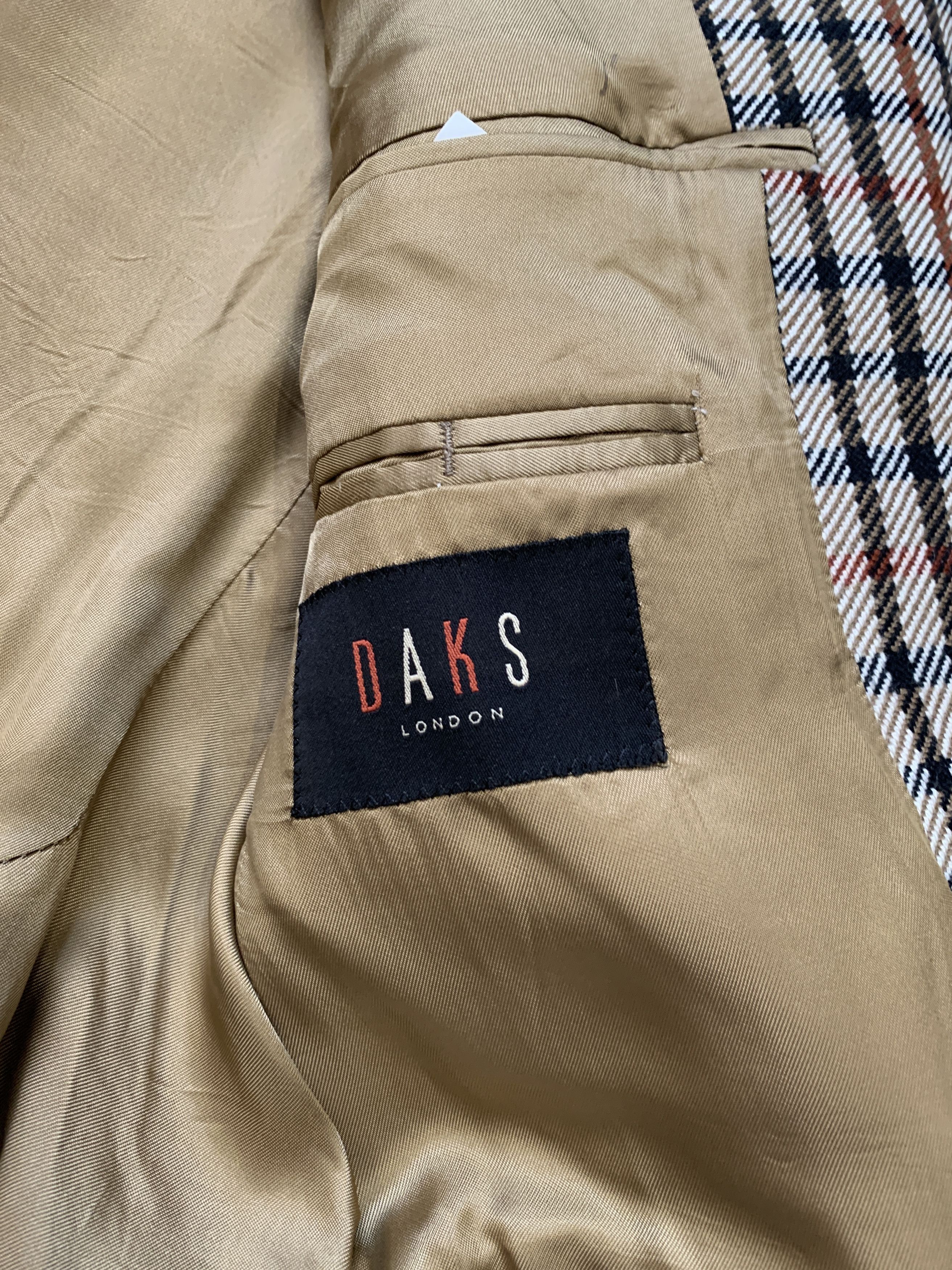 DAKS Daks London Vintage Wool Blazer Size 38R - 7 Thumbnail