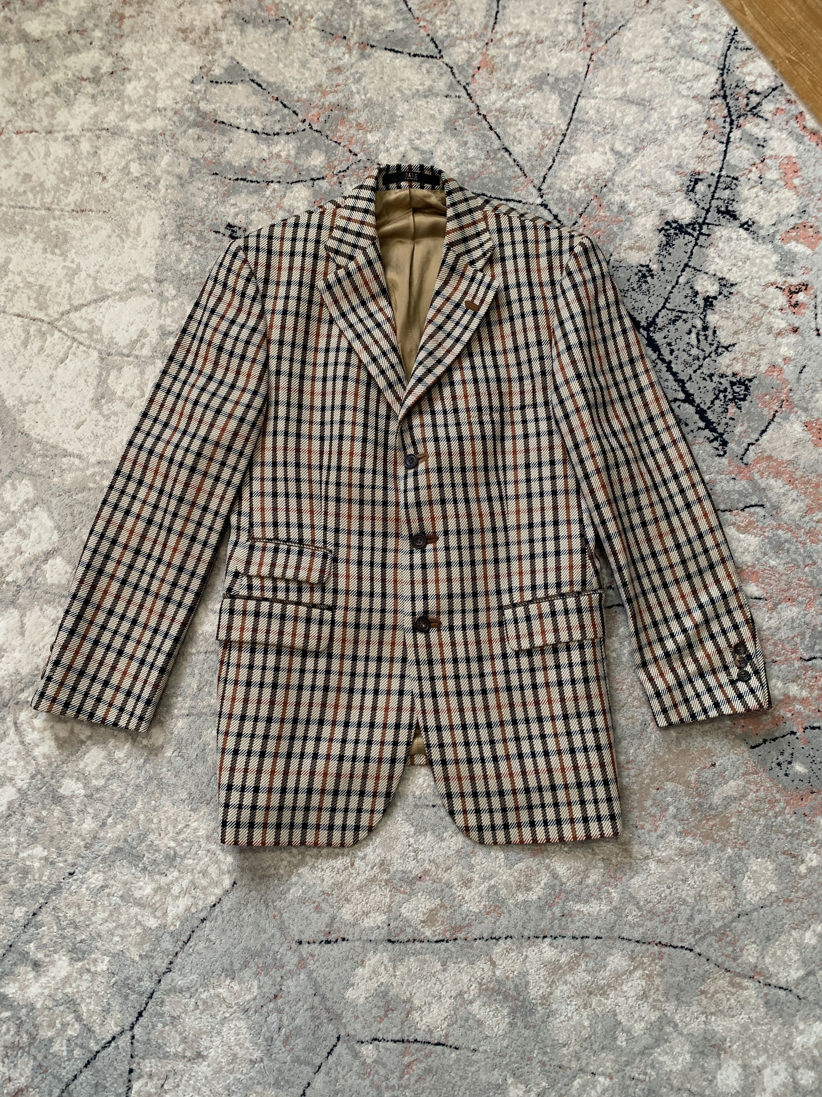 DAKS Daks London Vintage Wool Blazer Size 38R - 2 Thumbnail